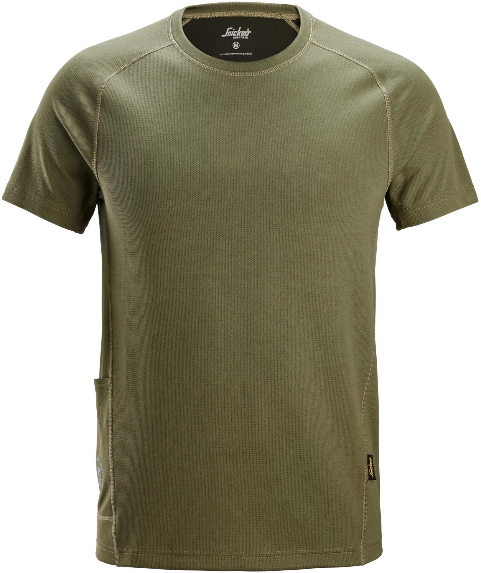 Snickers Stay Fresh T-skjorte 2556, Khaki Green, Khaki Green, swatch