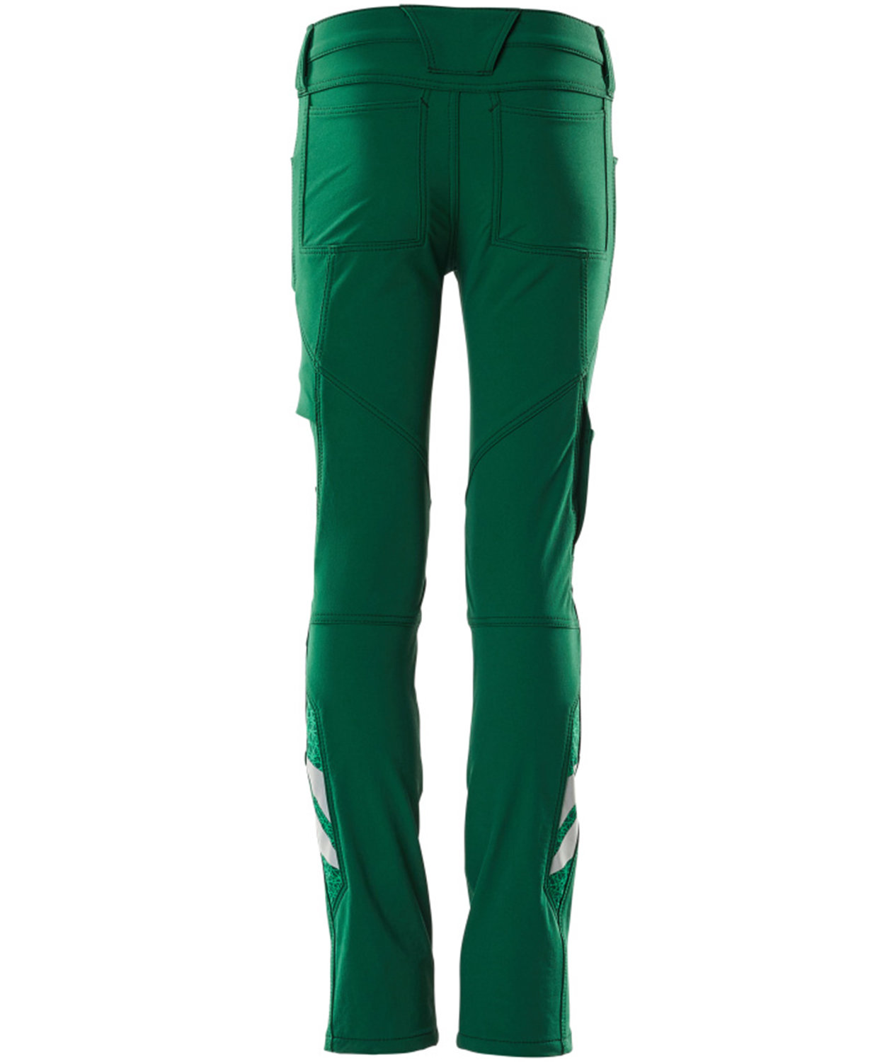 Mascot Accelerate arbetsbyxa till barn full stretch, Gr&ouml;n