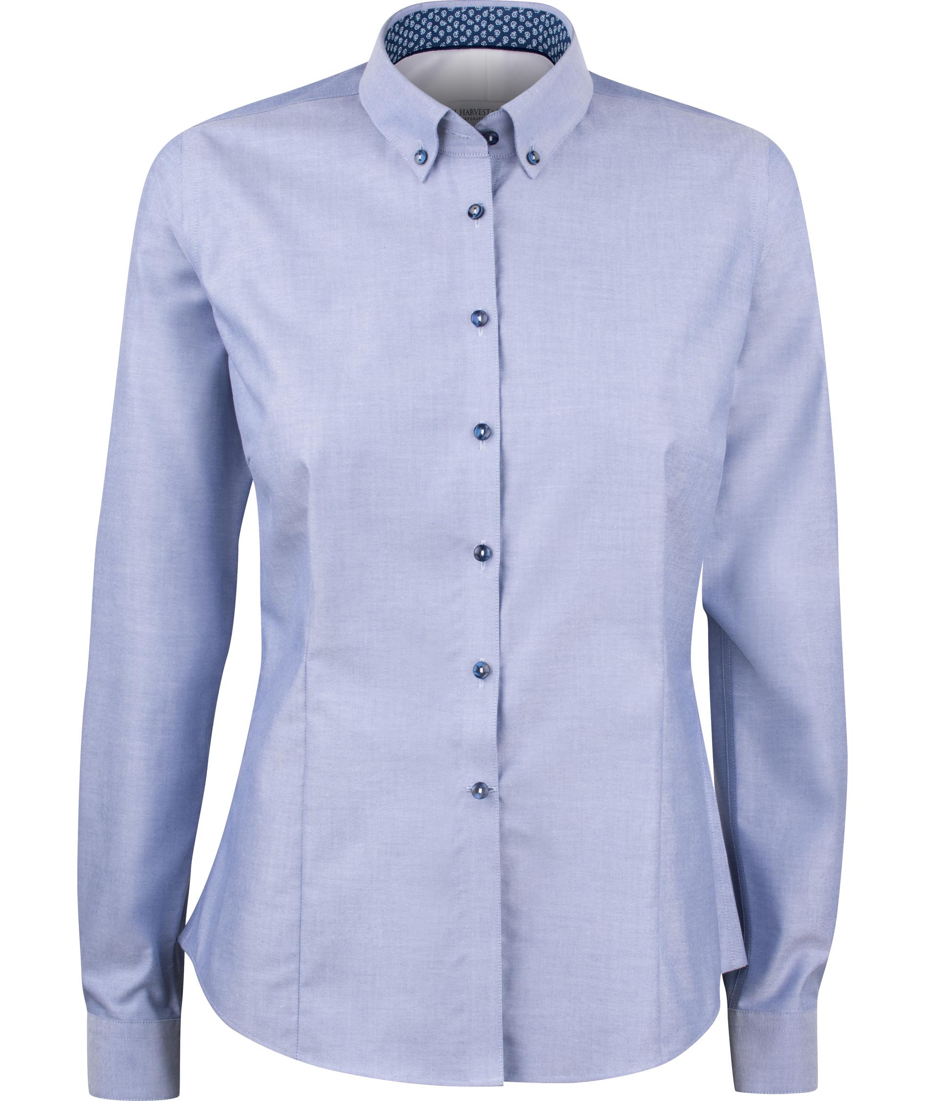 J. Harvest & Frost Red Bow 121 lady fit skjorte, Bl&aring;, large image number 0
