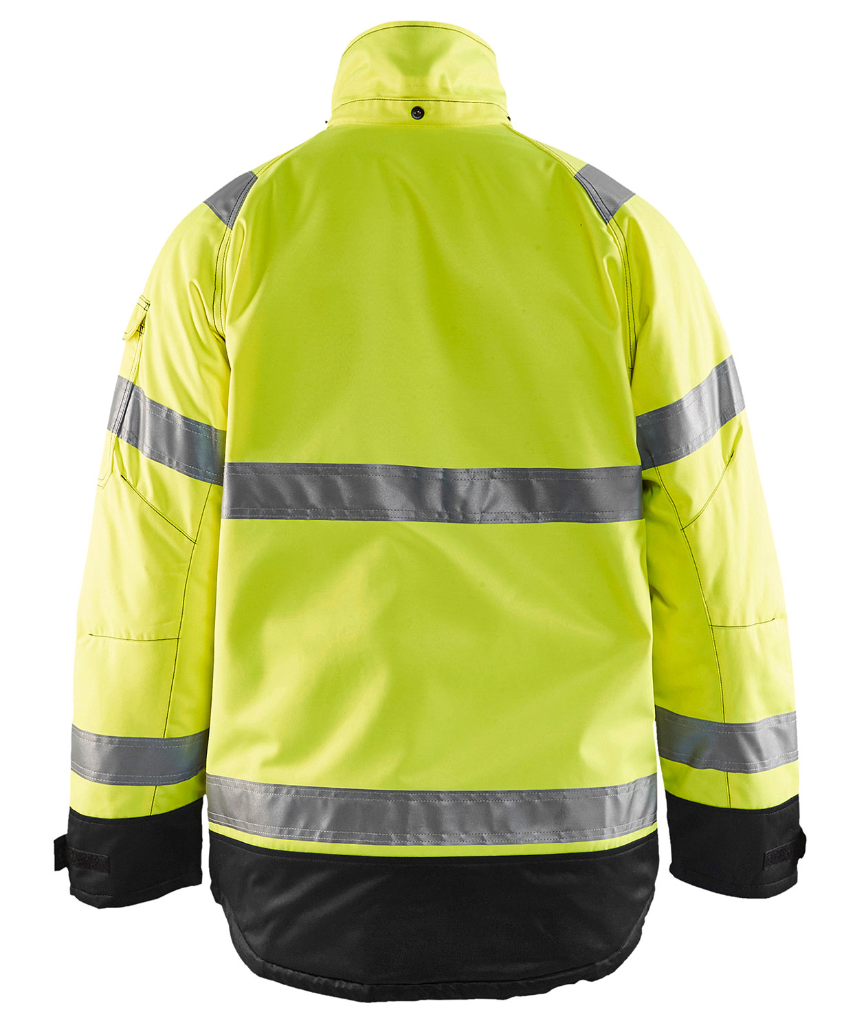 Bl&aring;kl&auml;der vinter arbeidsjakke, Gul/Svart, large image number 1