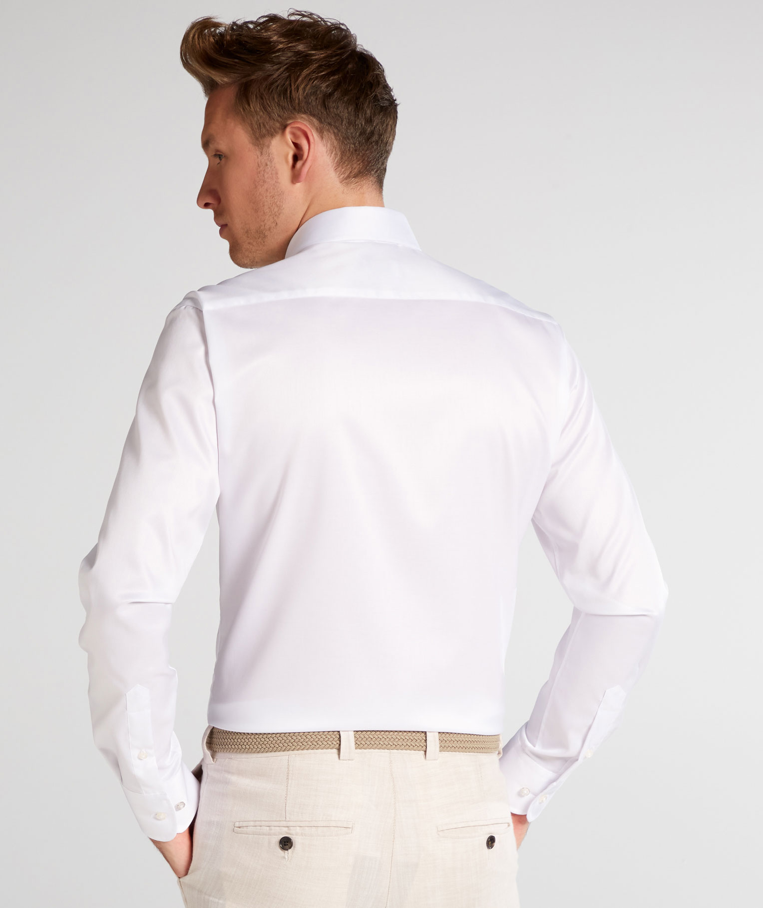 Eterna Gentle Slim fit shirt, White, large image number 2