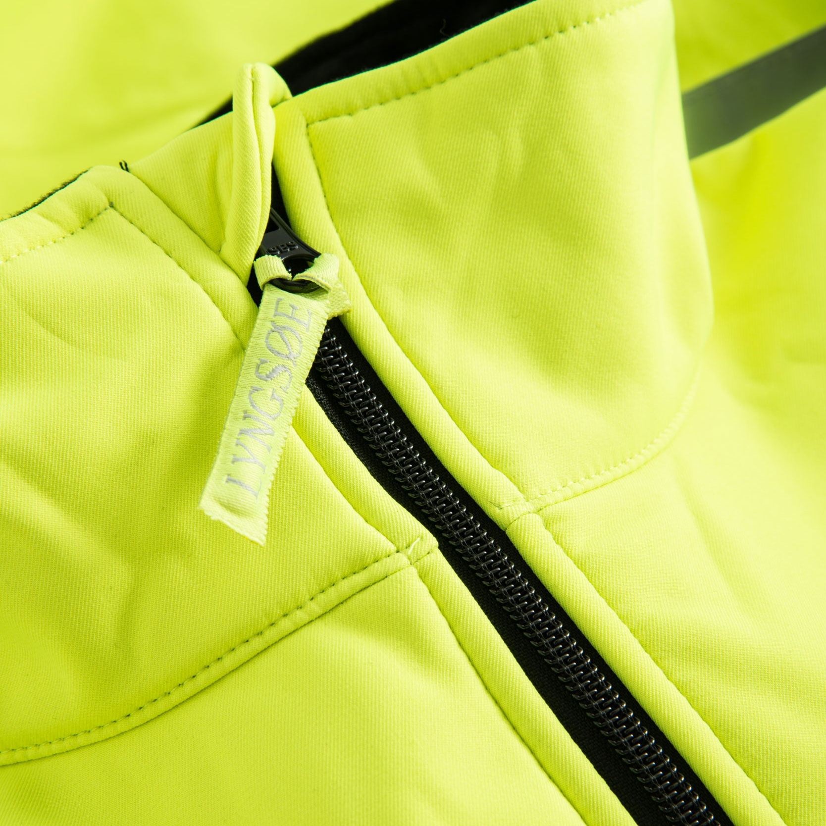 Lyngsoe ​softshelljacka, Varsel Gul/Svart, large image number 3