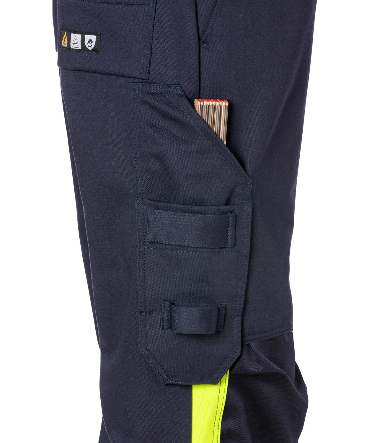 Fristads Flame women's craftsman trousers 2730 FLAM, Dark Marine Blue, large image number 2