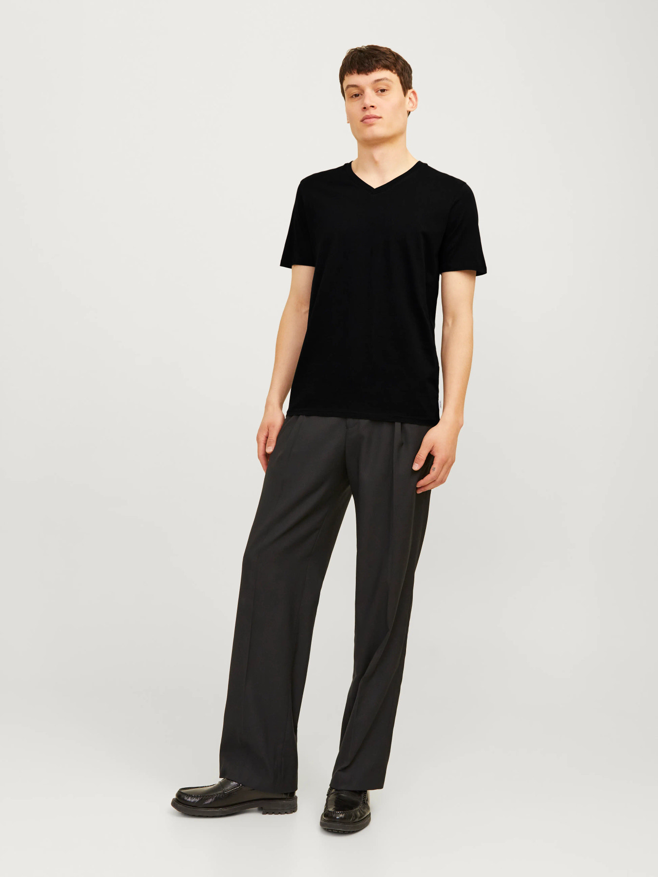 Jack & Jones JABASIC 2-pack short-sleeved underwear shirt, Black, large image number 6