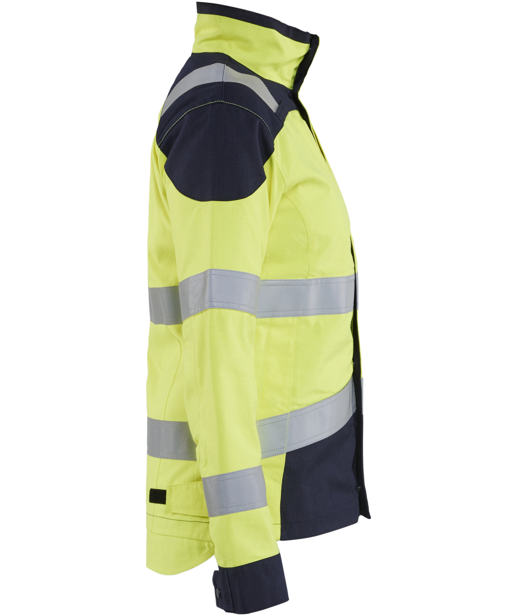 Bl&aring;kl&auml;der women's Multinorm working jacket, Hi-vis yellow/Marine blue, large image number 3