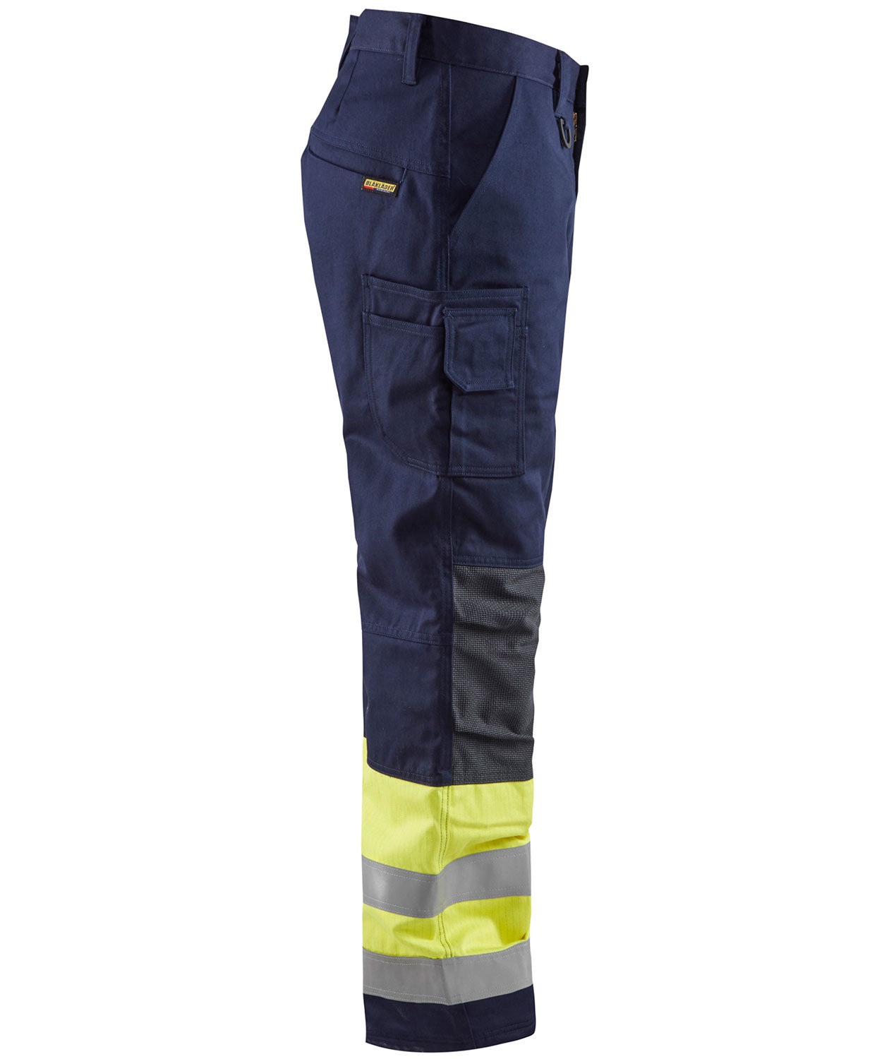 Bl&aring;kl&auml;der Multinorm winter trousers, Marine/Hi-Vis yellow, large image number 4