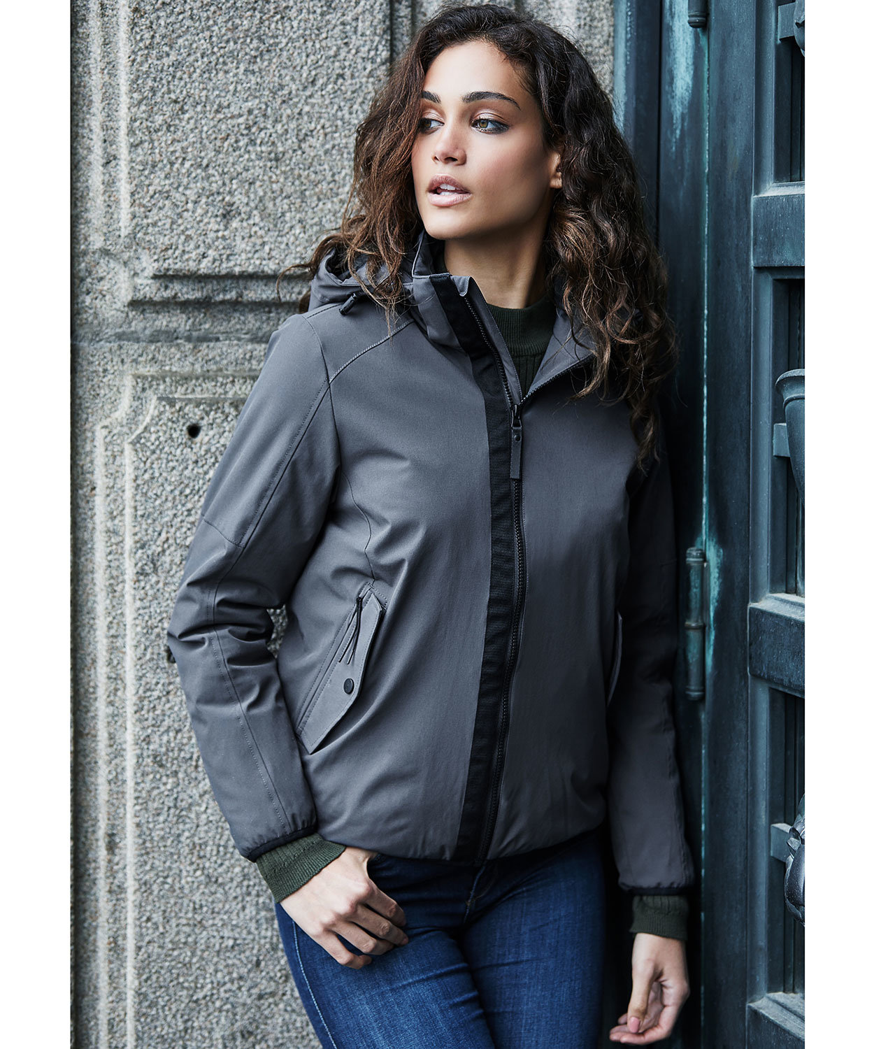 Tee Jays Urban Adventure jacka dam, Space grey, large image number 1