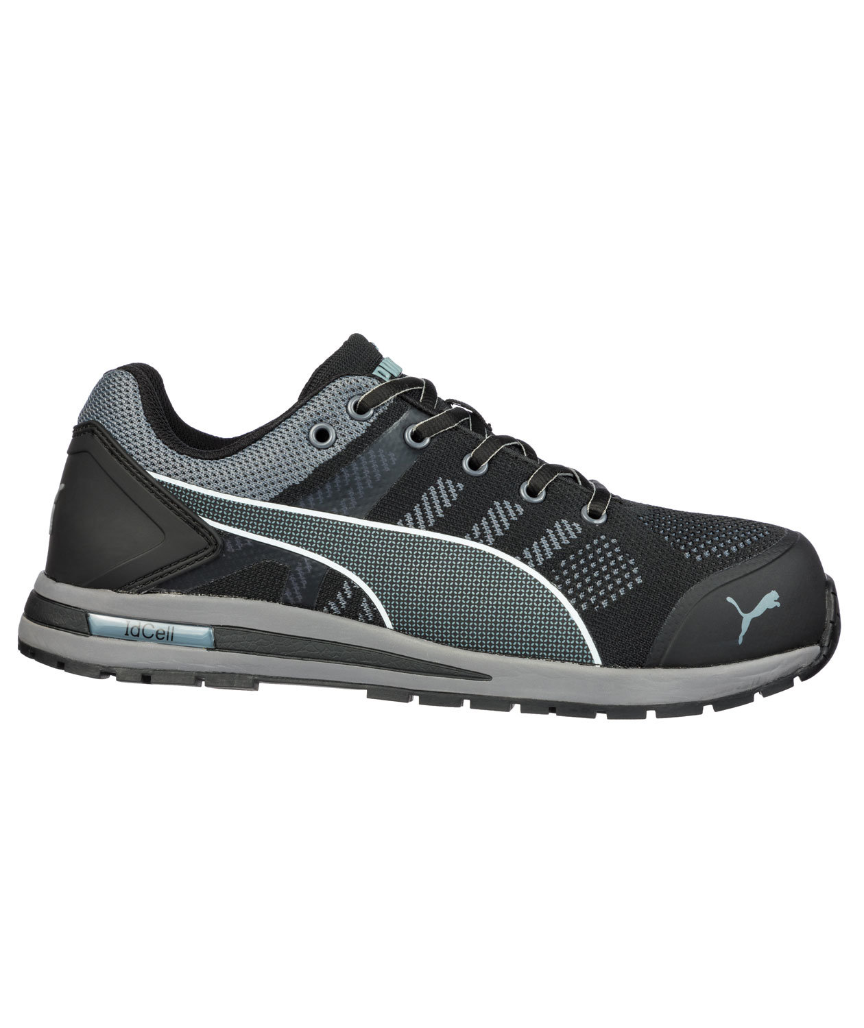 Puma Elevate Knit Low safety shoes S1P, Black/Grey