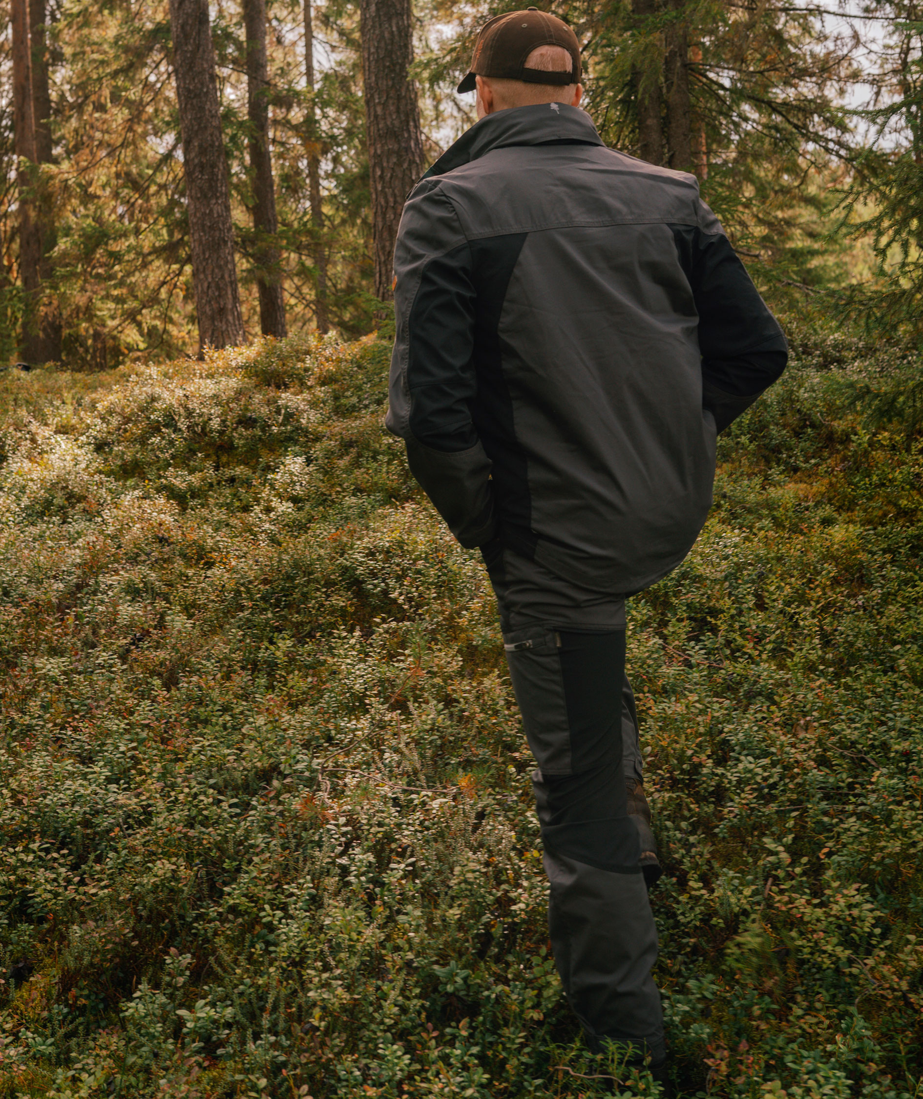 Pinewood Finnveden Trail Hybrid bukser, Sort/M&oslash;rk&nbsp;Antracitgr&aring;, large image number 3