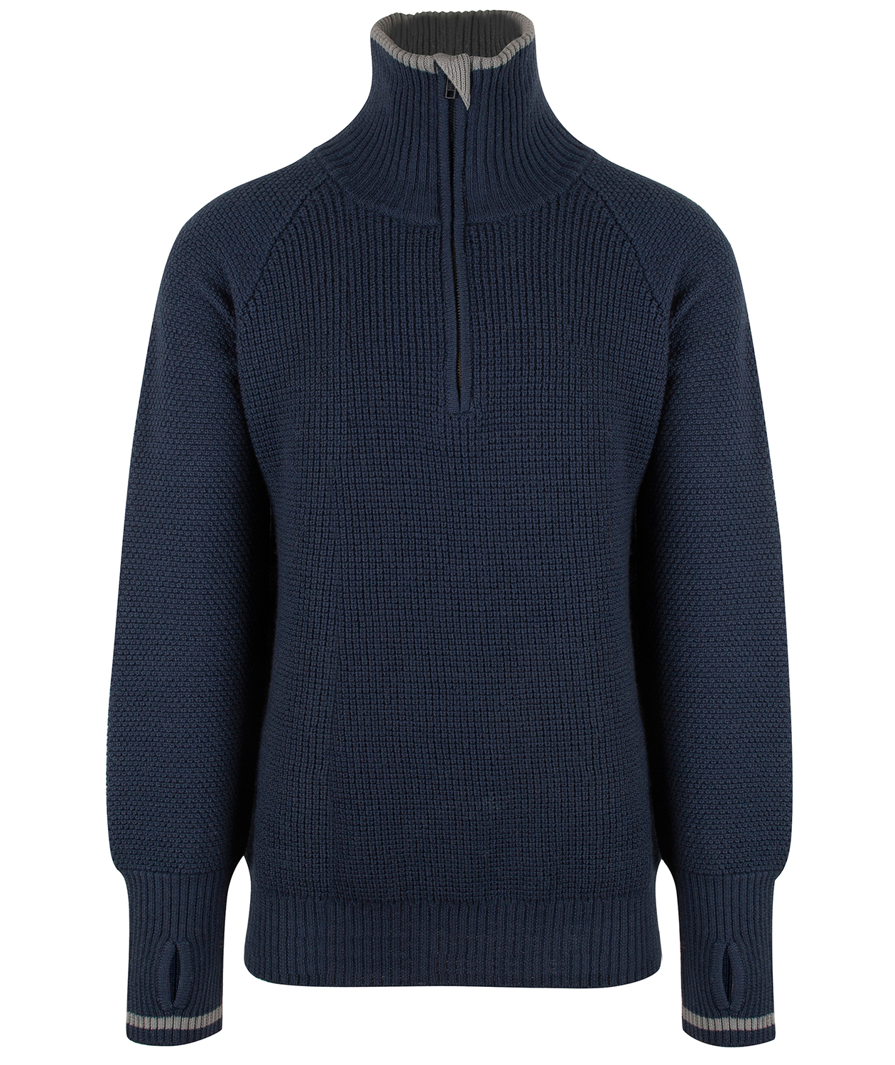 YOU Besseggen sweater med merinould, Marine