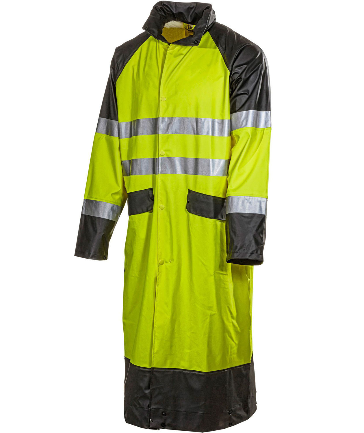 L.Brador&nbsp;regnrock 914PU, Varsel Gul/Svart