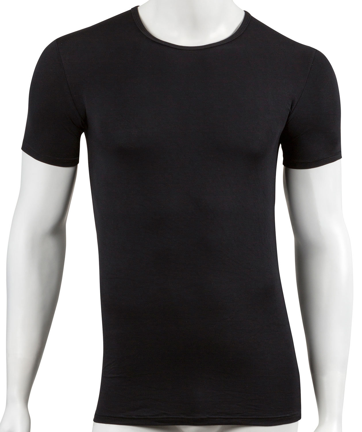 Klazig bamboo undershirt, Black, large image number 0
