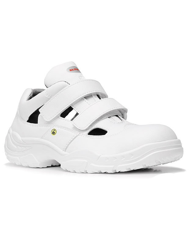 Elten Easy Low skyddssandaler S1, Vit