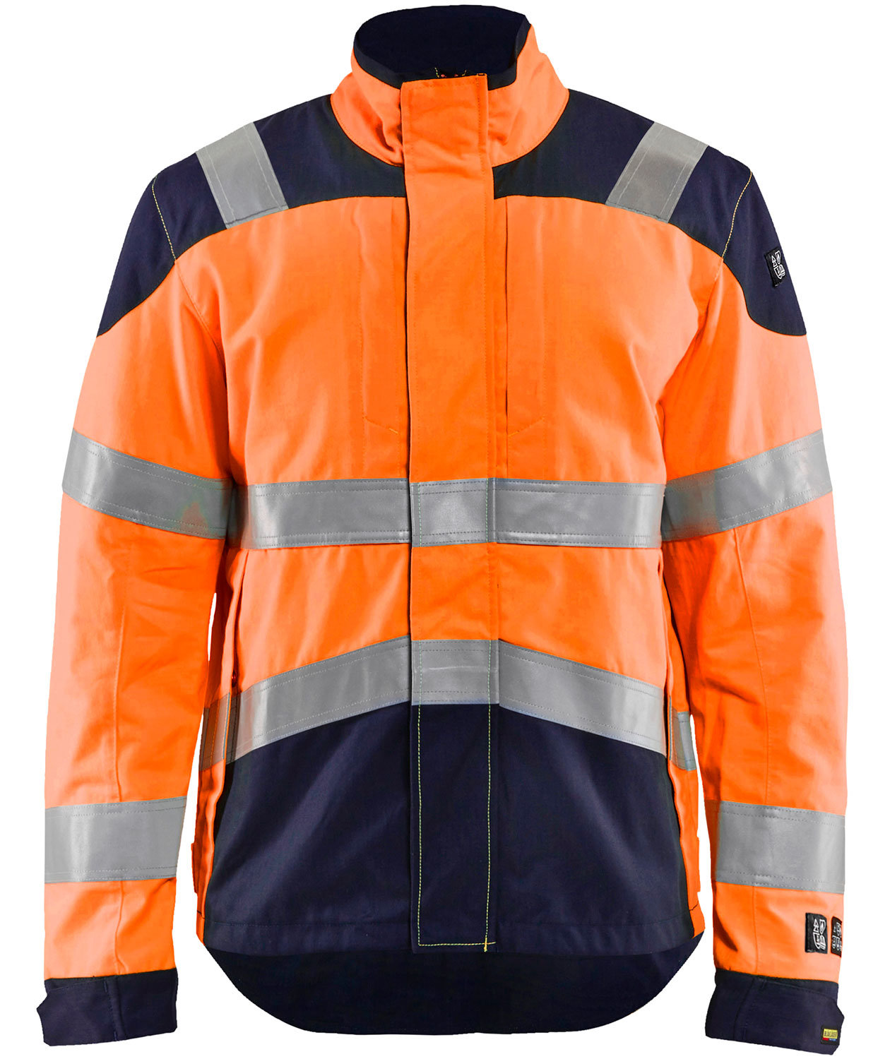 Bl&aring;kl&auml;der Multinorm arbejdsjakke, Hi-vis&nbsp;Orange/Marine, large image number 0