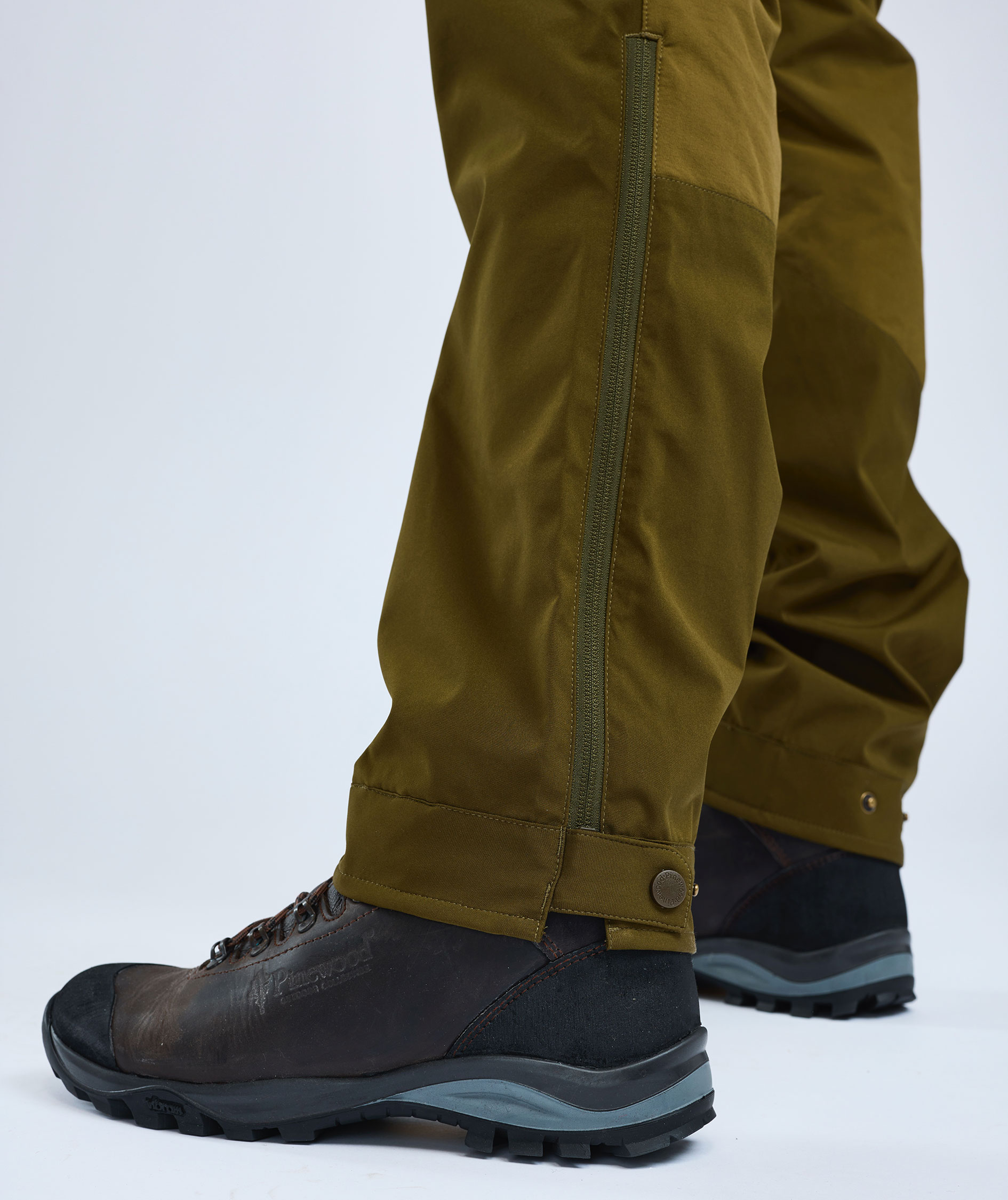 Pinewood Abisko Brenton fritidsbukser, Olive Green/Hunting Olive, large image number 7