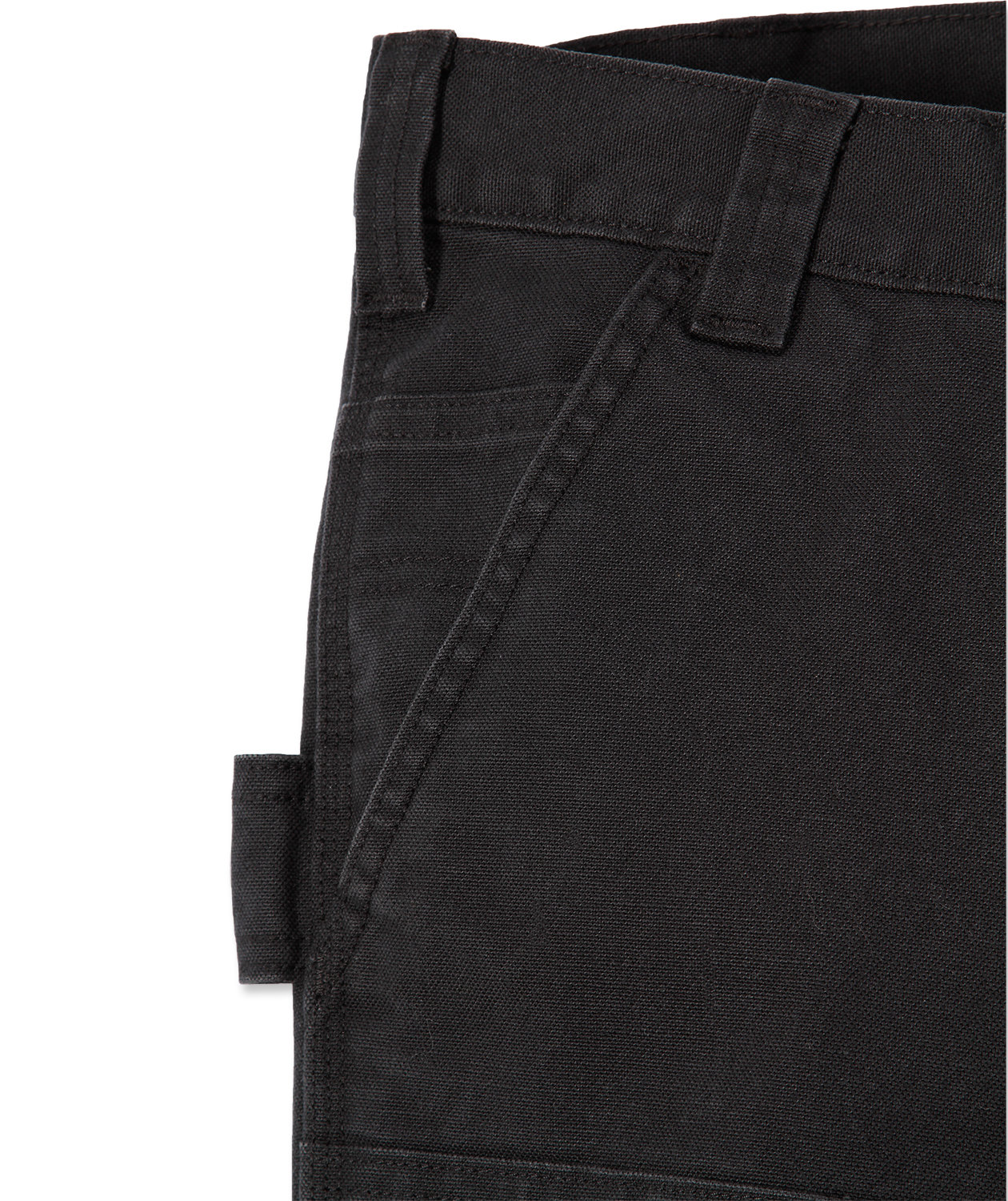 Carhartt Stretch Duck Double Front arbeidsbukse, Svart, large image number 2