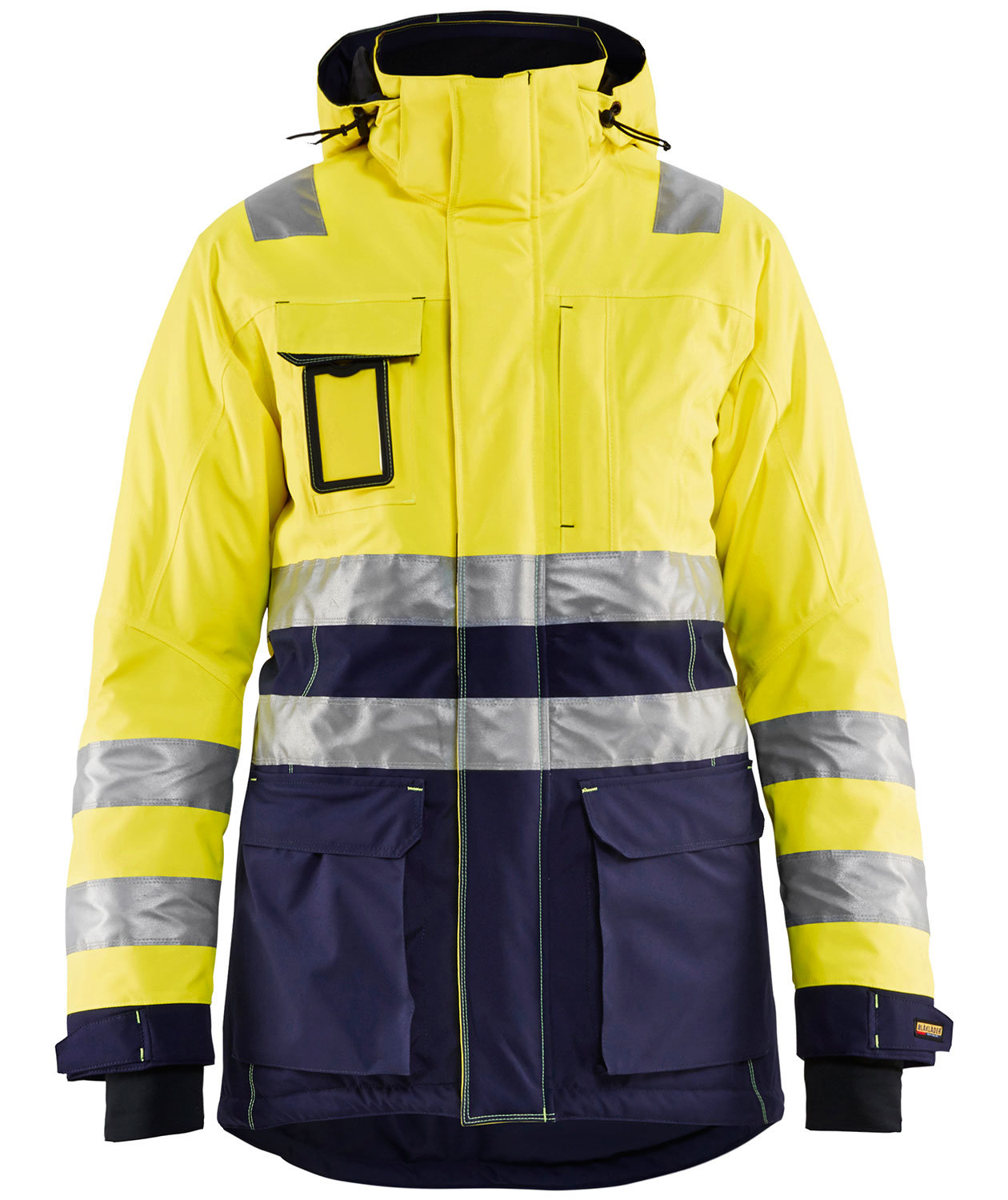 Bl&aring;kl&auml;der women's winter parka, Hi-vis Yellow/Marine, large image number 0