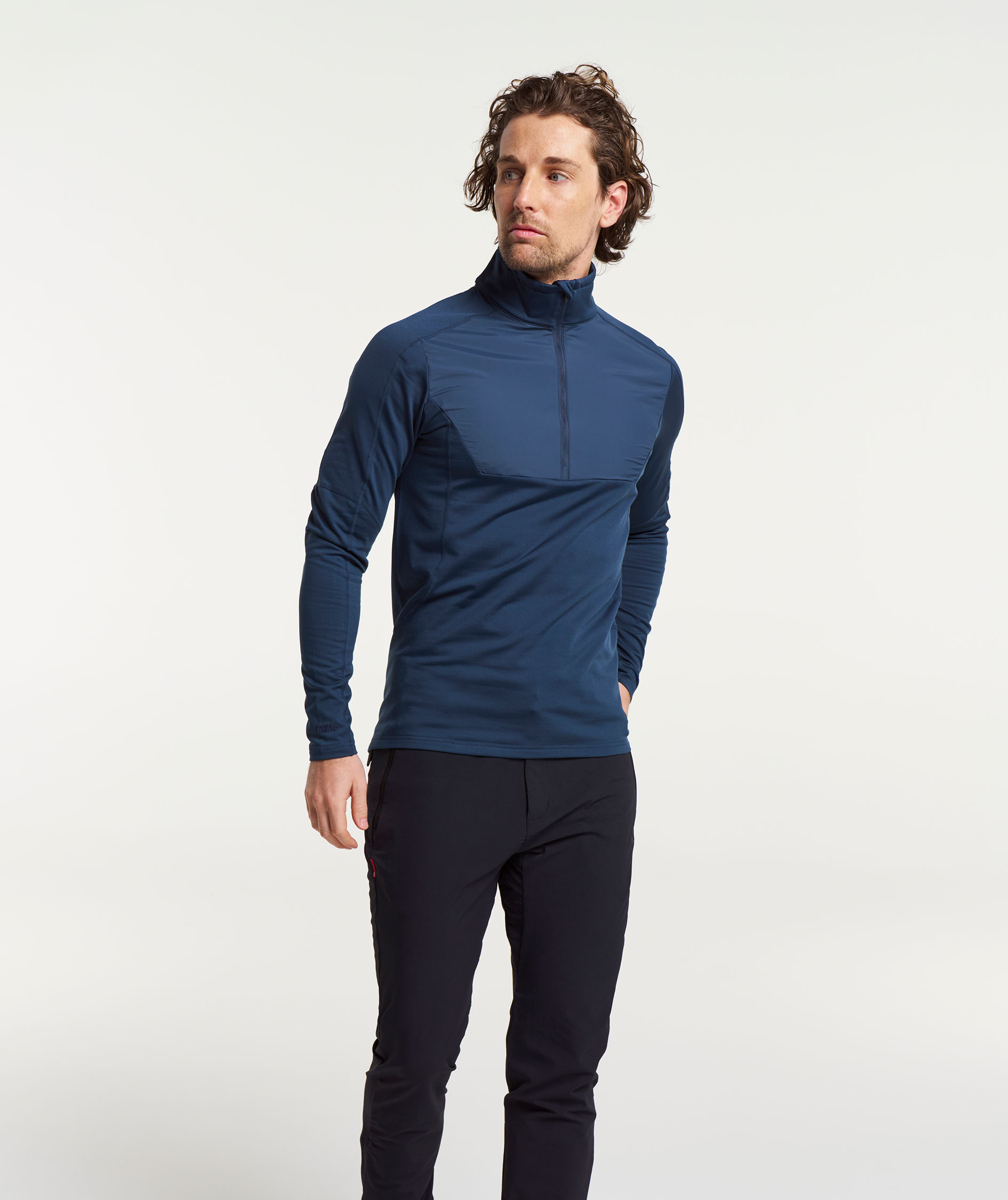 Tenson TXlite Windblock half zip, M&oslash;rkebl&aring;, large image number 1