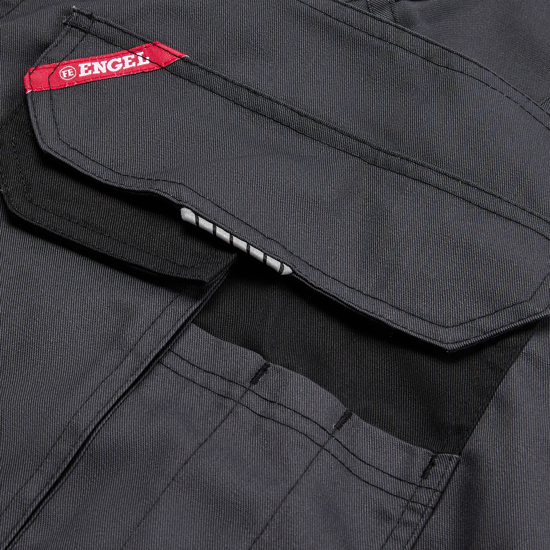 Engel Venture overalls, Antracitgr&aring;/Sort, large image number 4