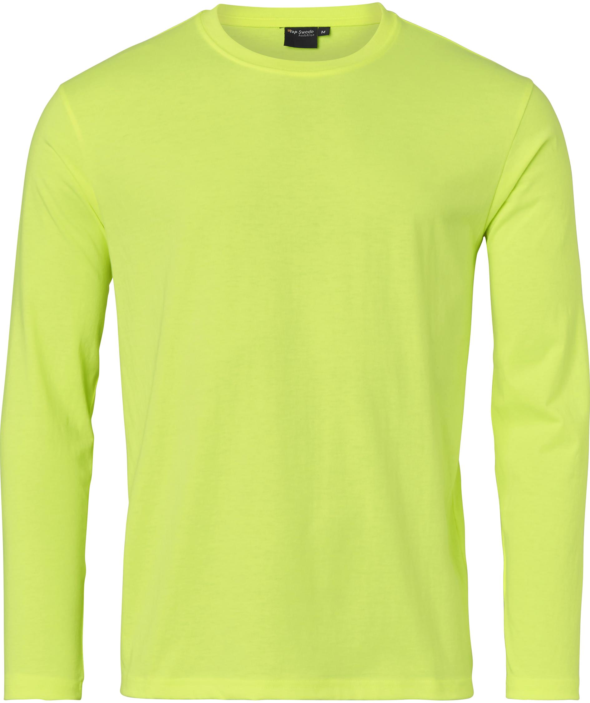 Top Swede lang&aelig;rmet T-shirt 138, Hi-Vis&nbsp;Gul, large image number 0