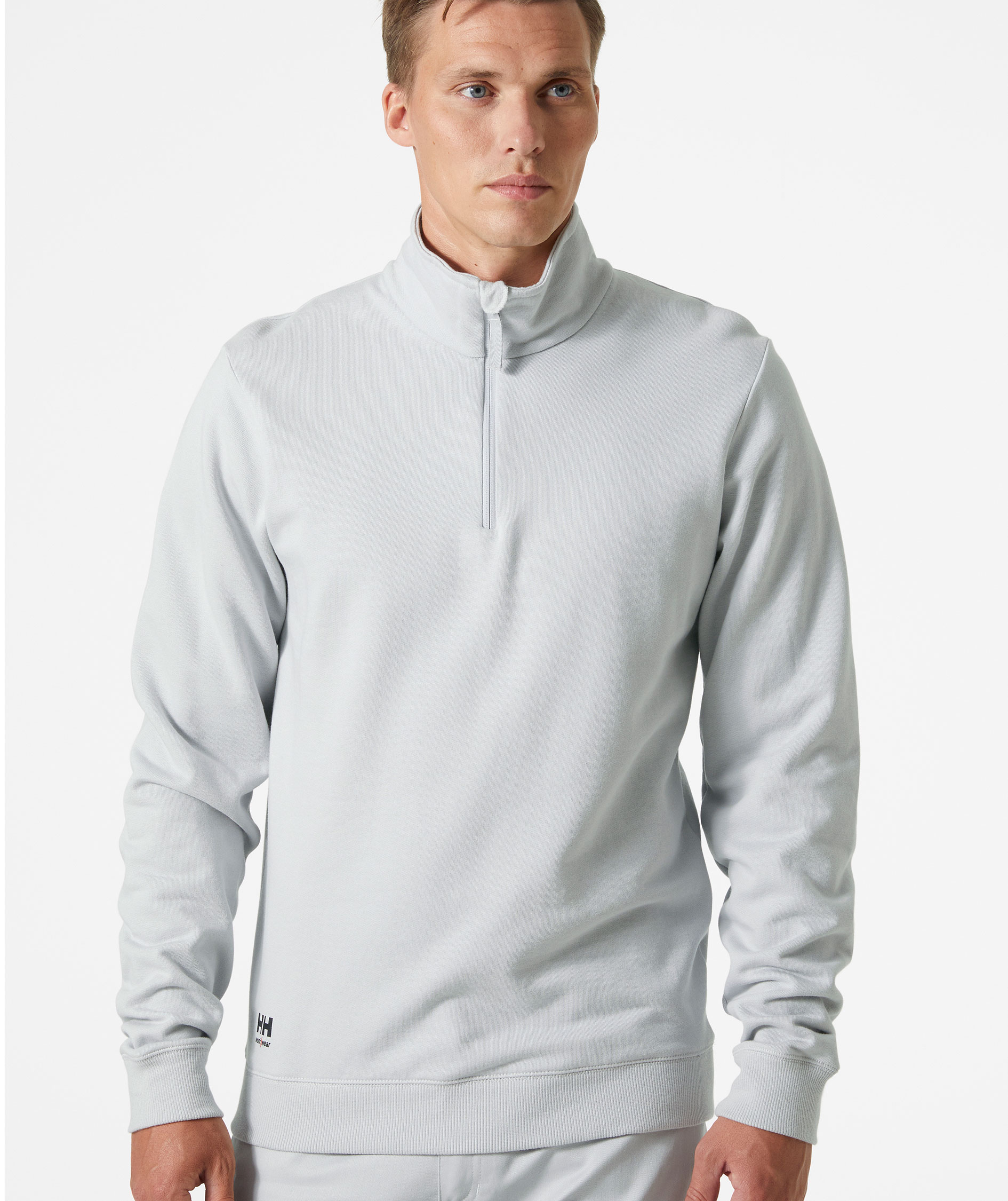 Helly Hansen Classic half zip sweatshirt, Grey fog, large image number 1