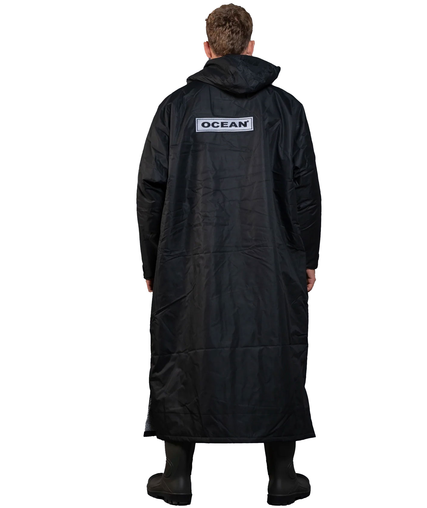 Ocean Aqua Shield poncho med dragkedja, Black