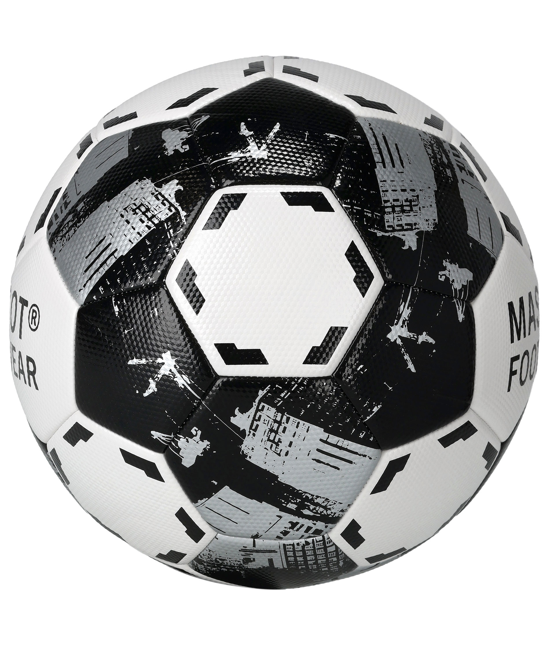 Mascot football with logo