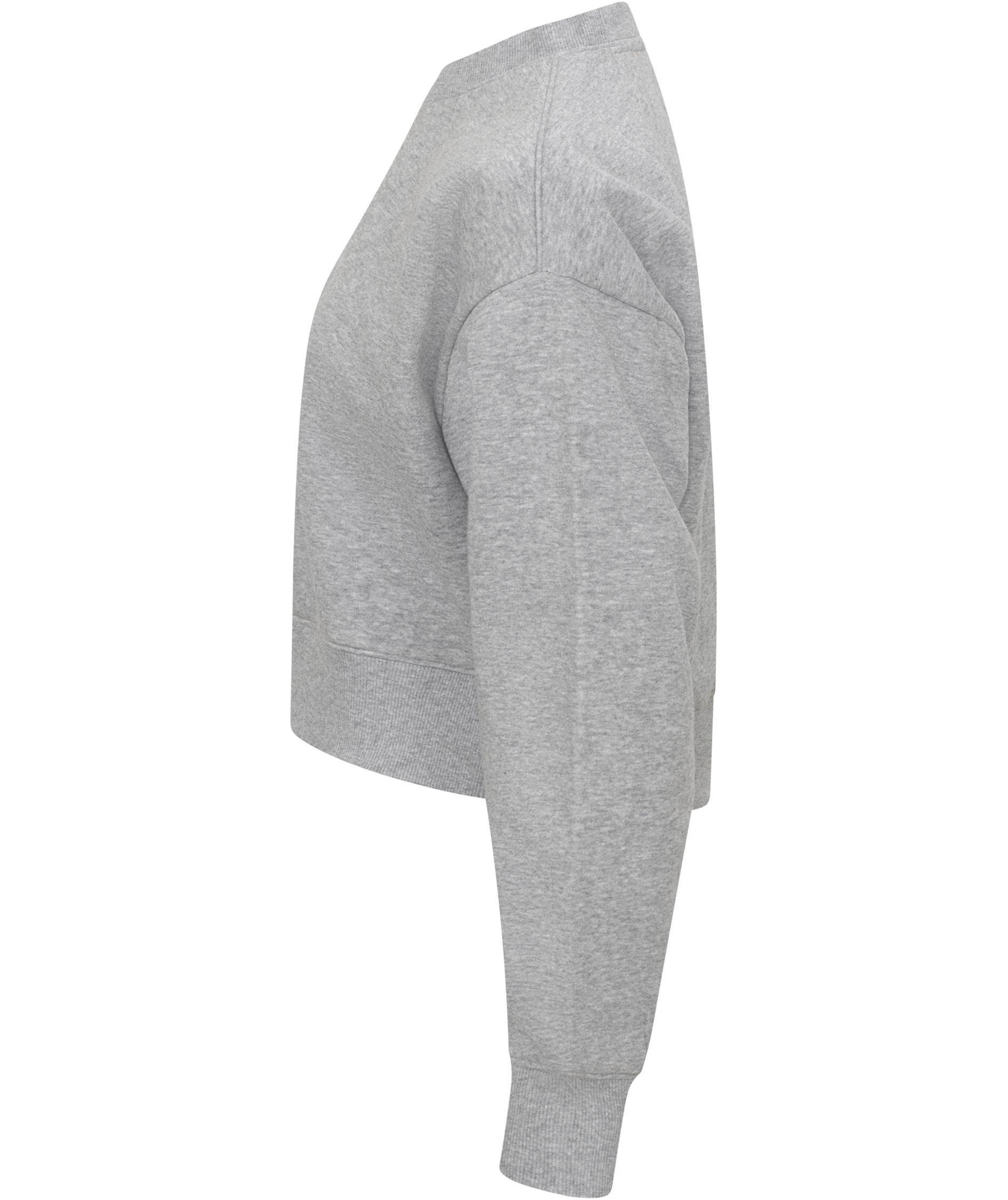 Clique Miami Cropped sweatshirt dam, Grey melange, large image number 3