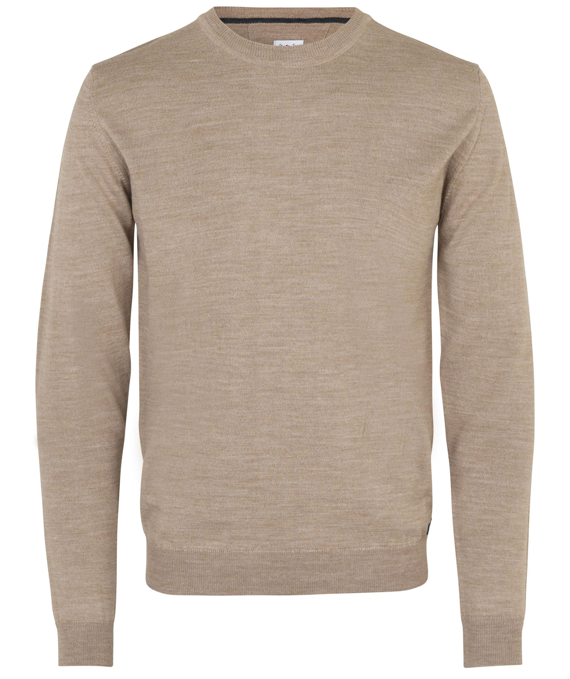 Seven Seas Strickpullover mit Merinowolle, Sand melange, Sand melange, swatch