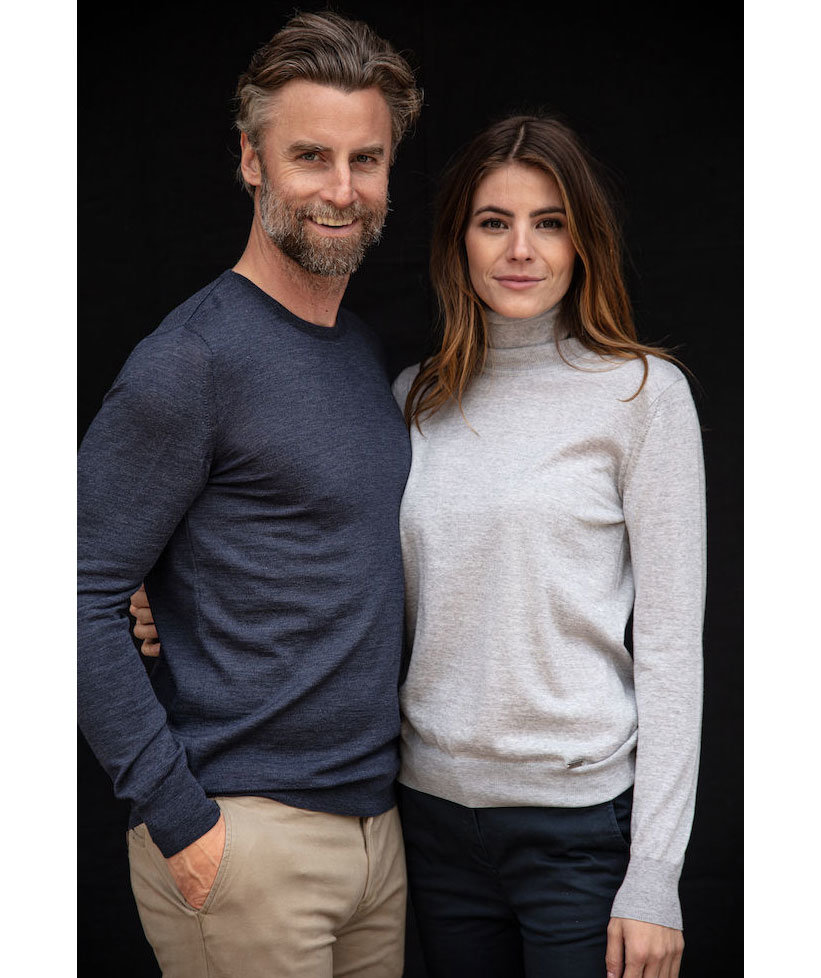 Cutter & Buck Kennewick women's turtleneck with merino wool, Grey melange, large image number 4