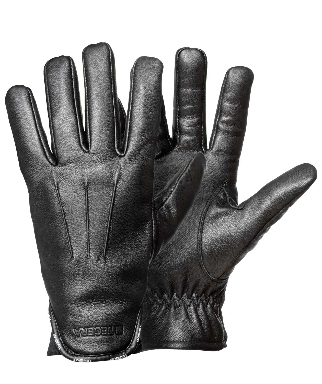 Tegera 8151 vinter l&aelig;derhandsker, Sort