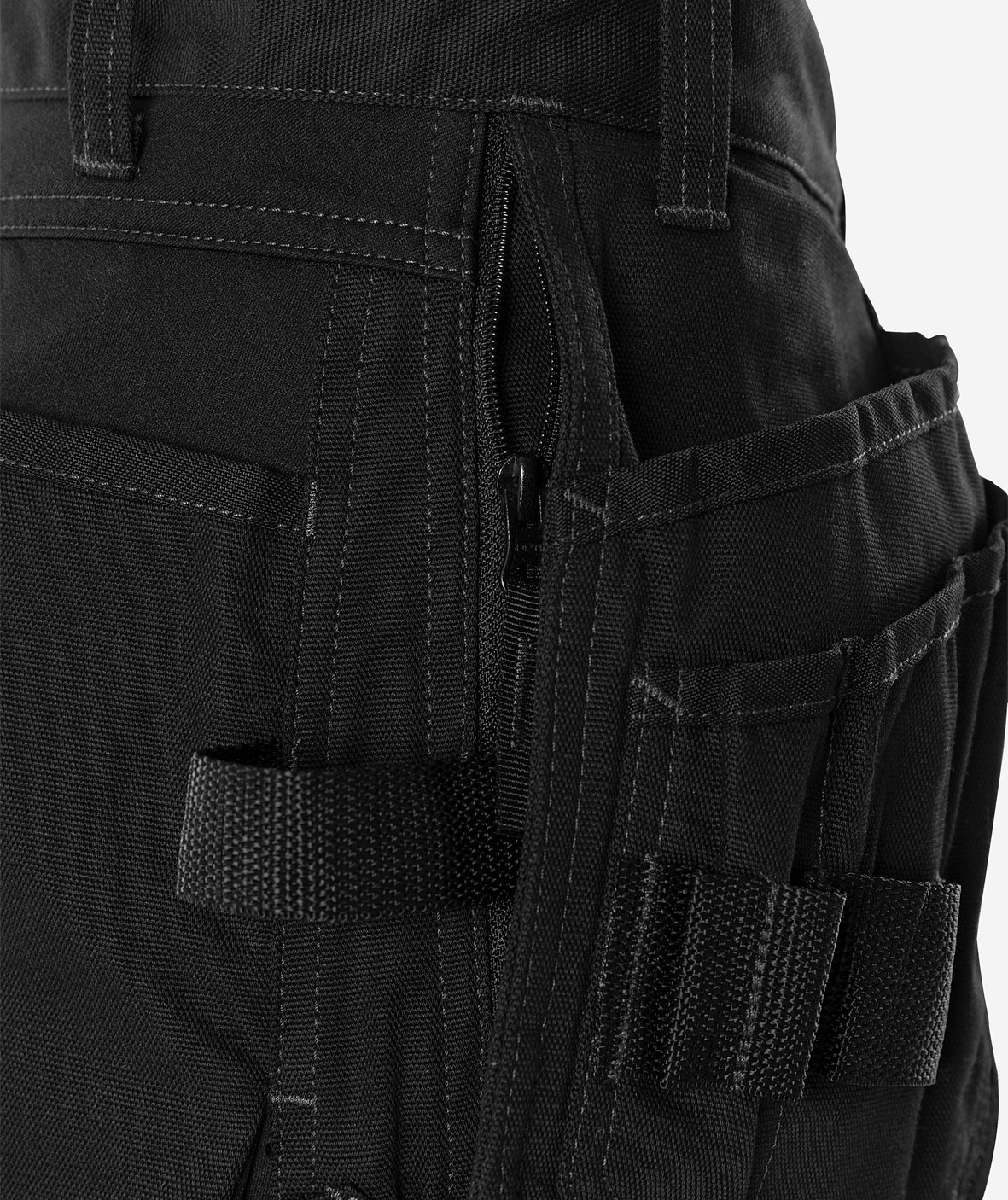 Fristads Green h&aring;ndverkershorts 2532 GCYD, Svart, large image number 5