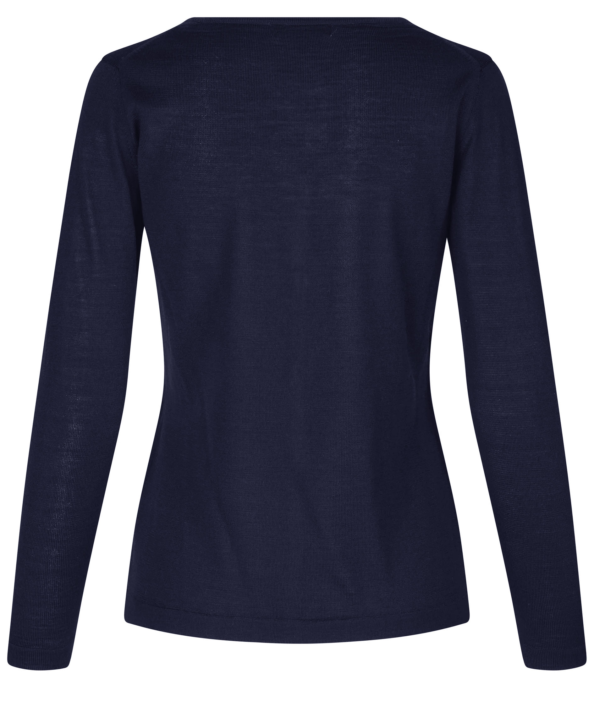 ID women's knitted cardigan with merino wool, Marine Blue, large image number 3