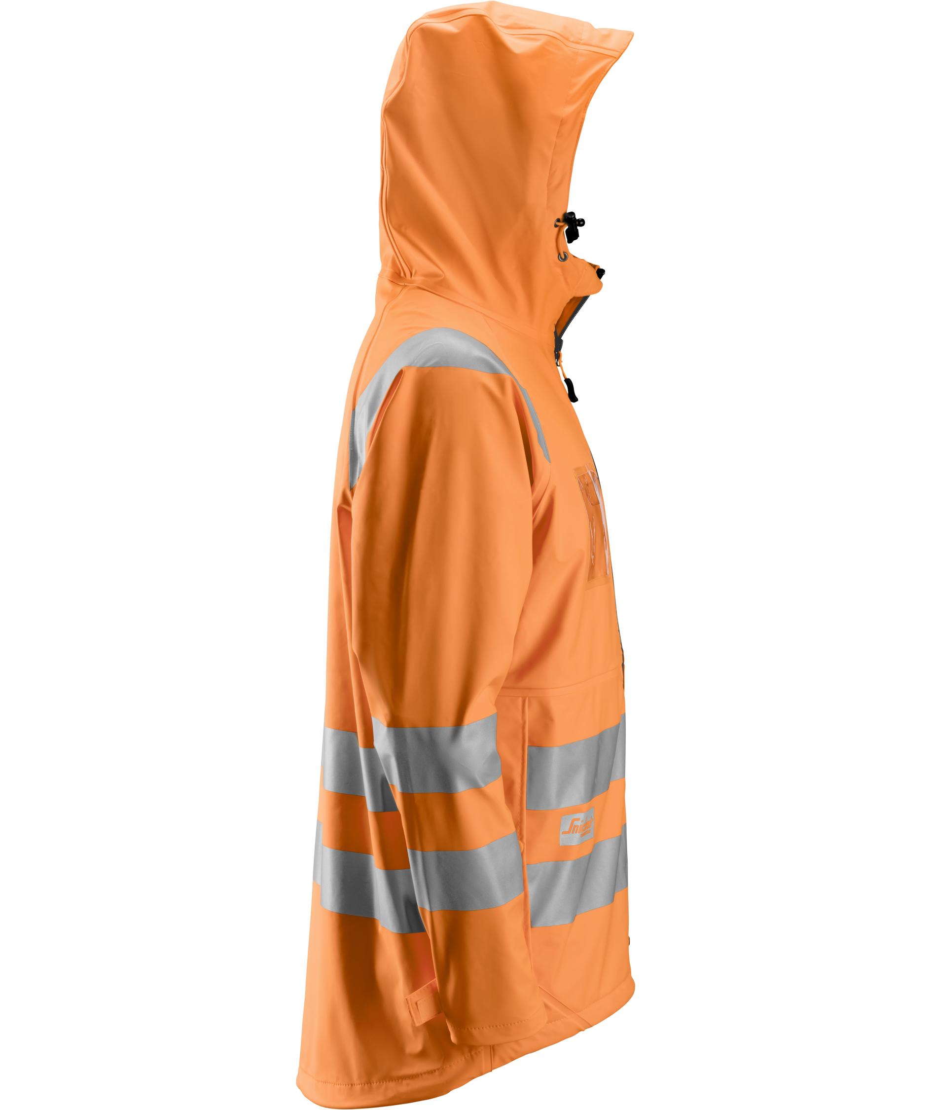 Snickers PU regnjakke, Oransje, large image number 2
