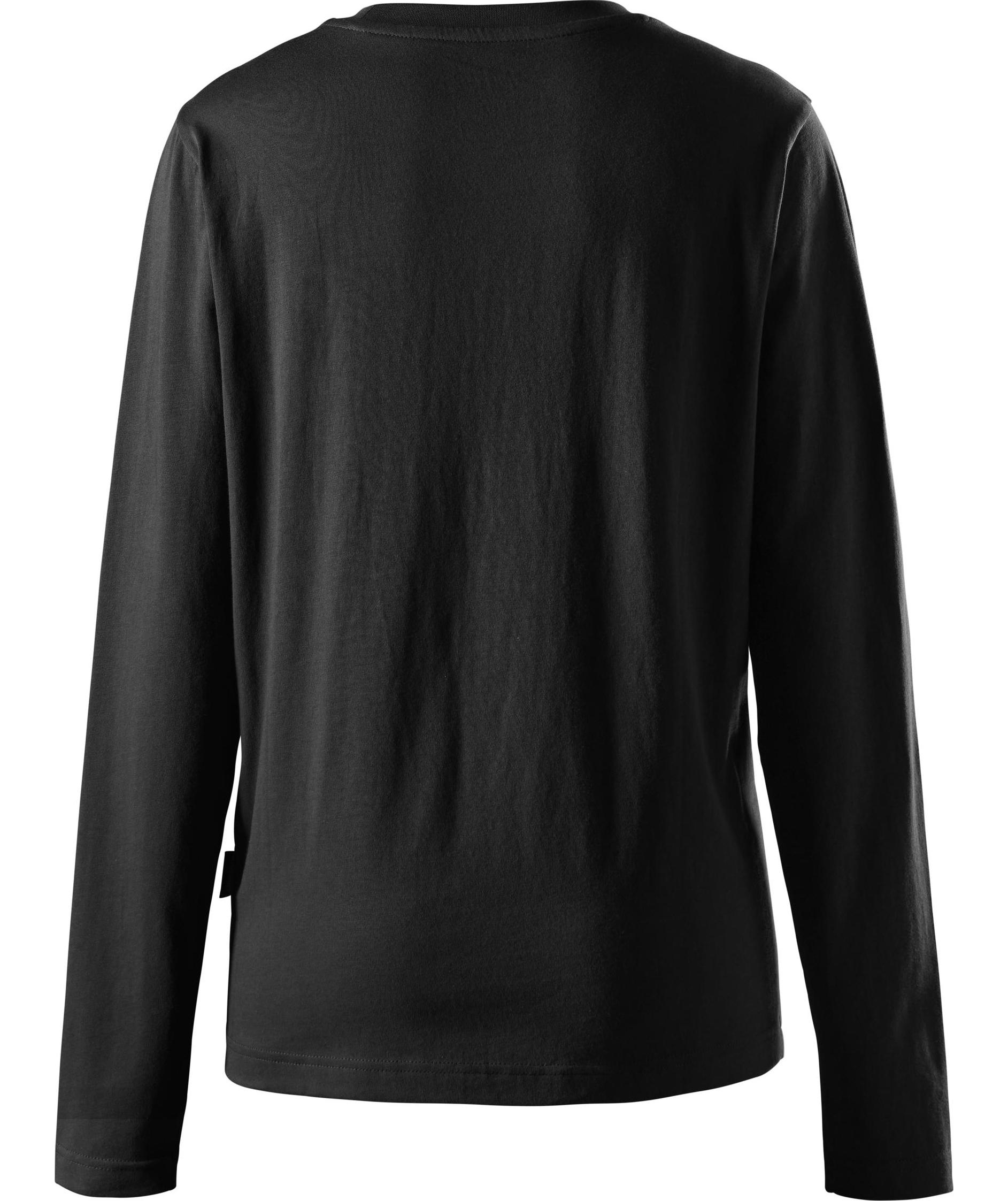 Snickers lang&aelig;rmet dame T-shirt 2477, Sort, large image number 2