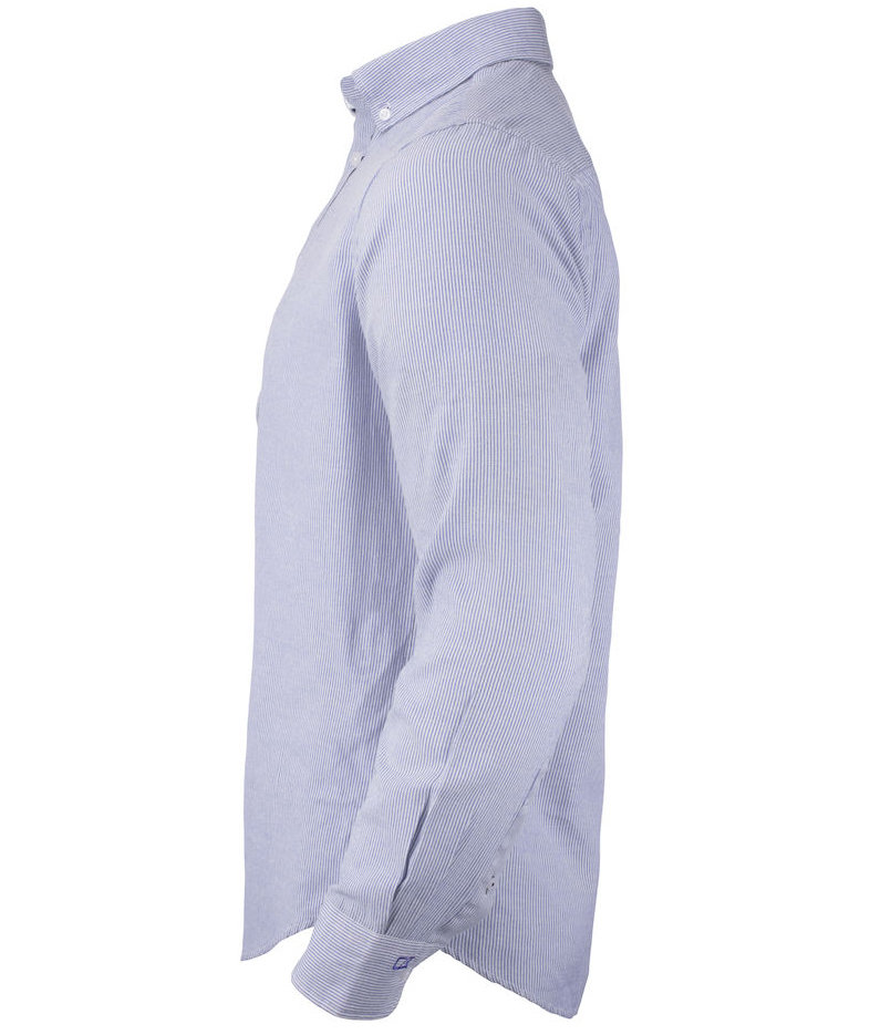 Cutter & Buck Belfair Oxford Modern fit skjorta, Bl&aring;/Vit Randig, large image number 3