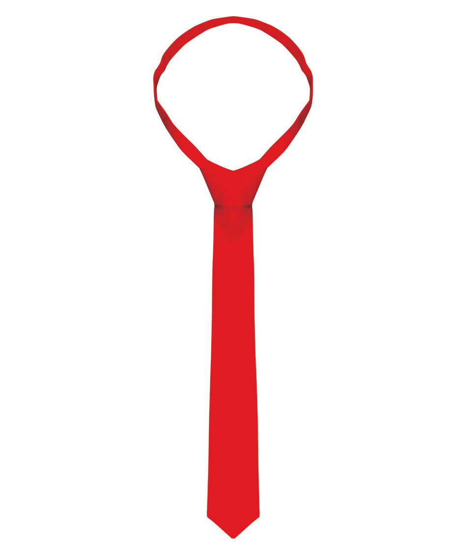 Karlowsky Krawatte, Rot, Rot, swatch