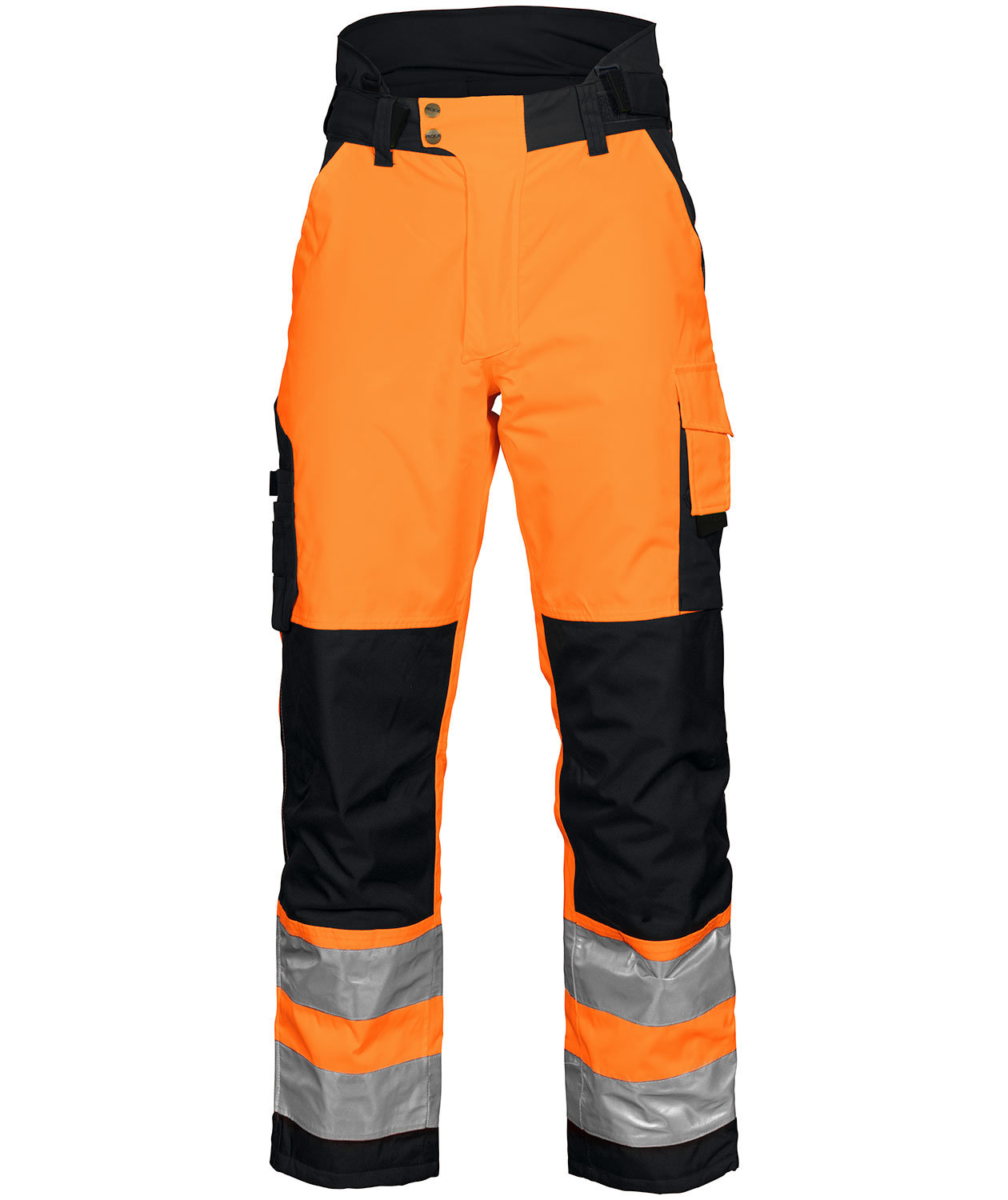 ProJob forede arbejdsbukser 6514, Hi-Vis Orange/Sort