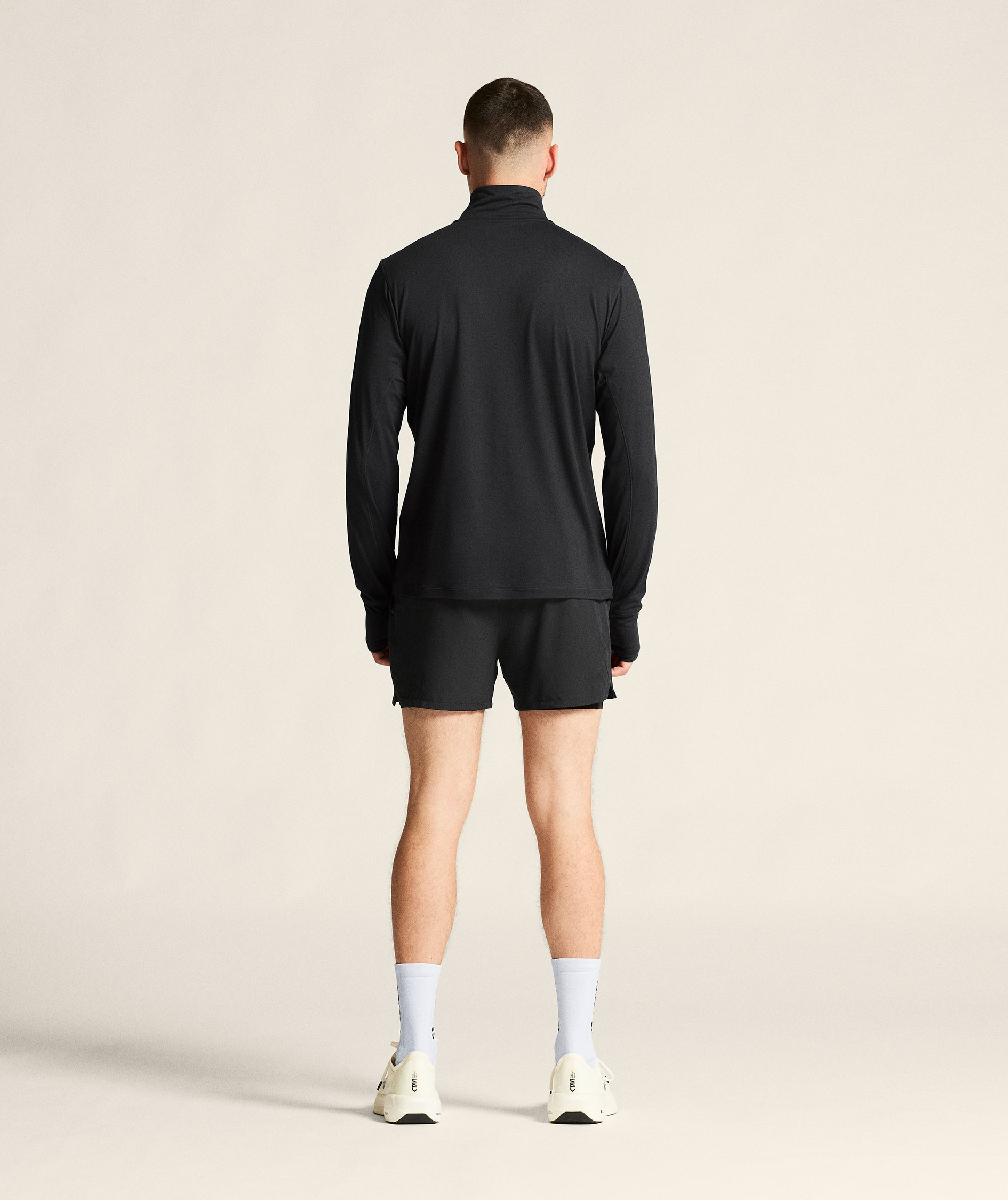 Craft Flow Halfzip Baselayer Sweater, Black/Melange, large image number 7