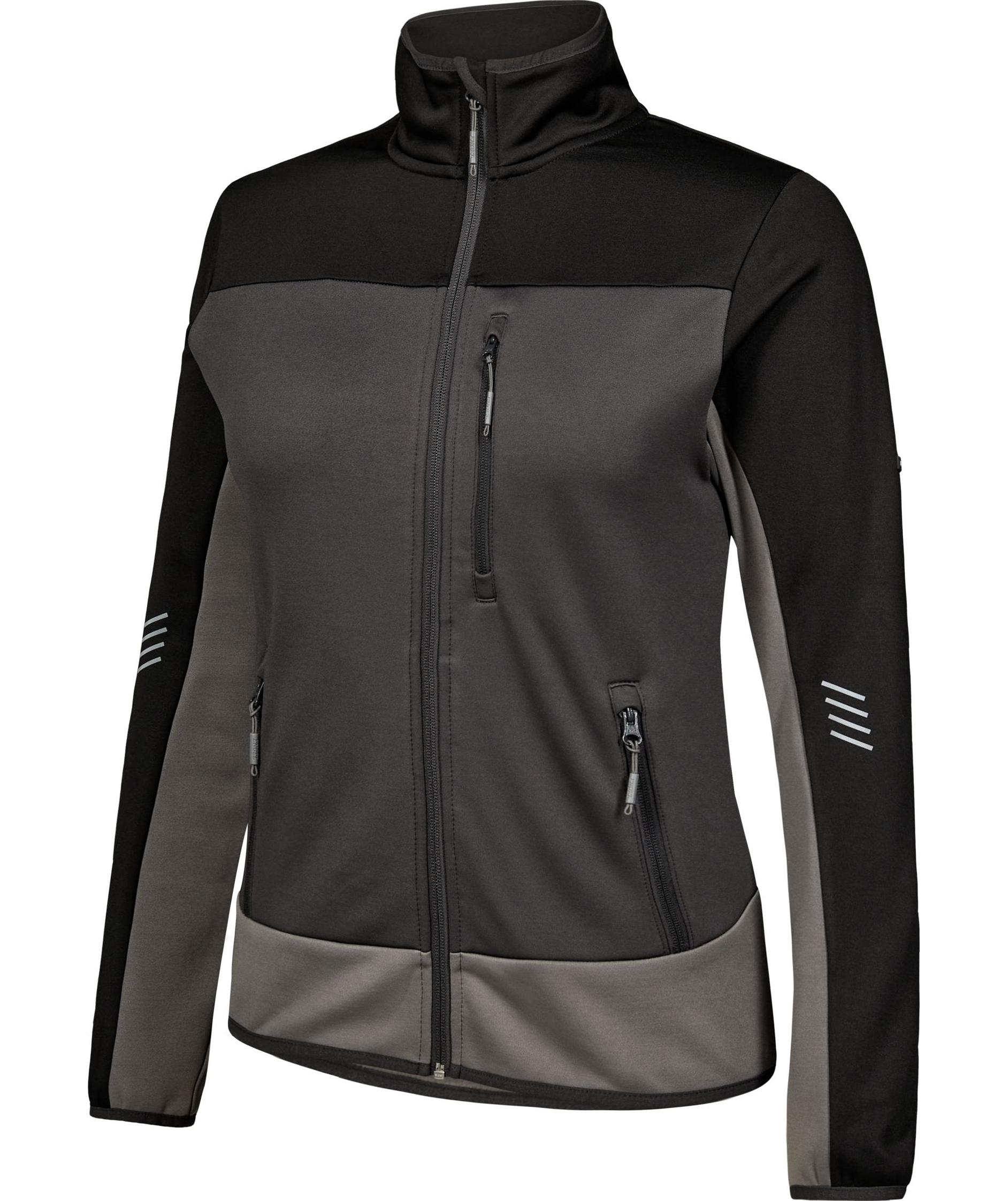 Engel Entire women's midlayer cardigan, Anthracite Grey/Black, large image number 5