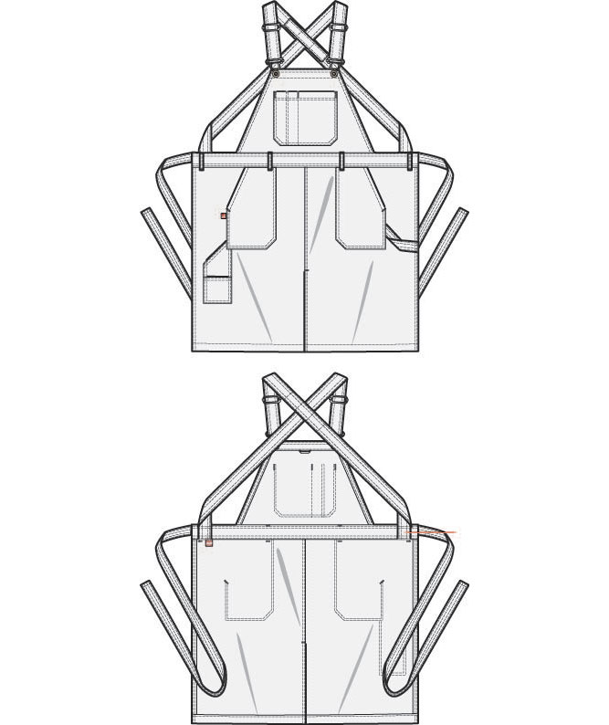 Segers 4092 Latzsch&uuml;rze mit Taschen, Dark blue, Dark blue, large image number 4