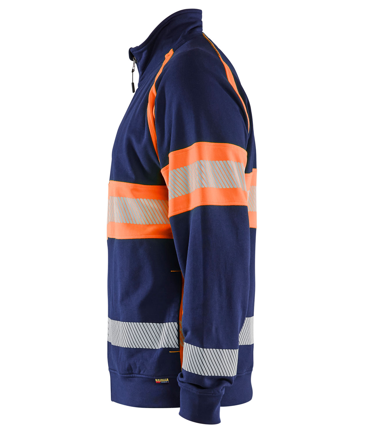 Bl&aring;kl&auml;der cardigan, Marine/Hi-Vis Orange, large image number 3