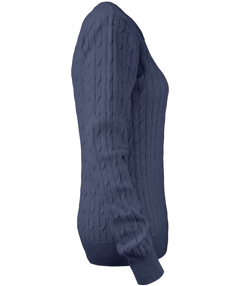 Cutter & Buck dame strikk pullover, Navy melange