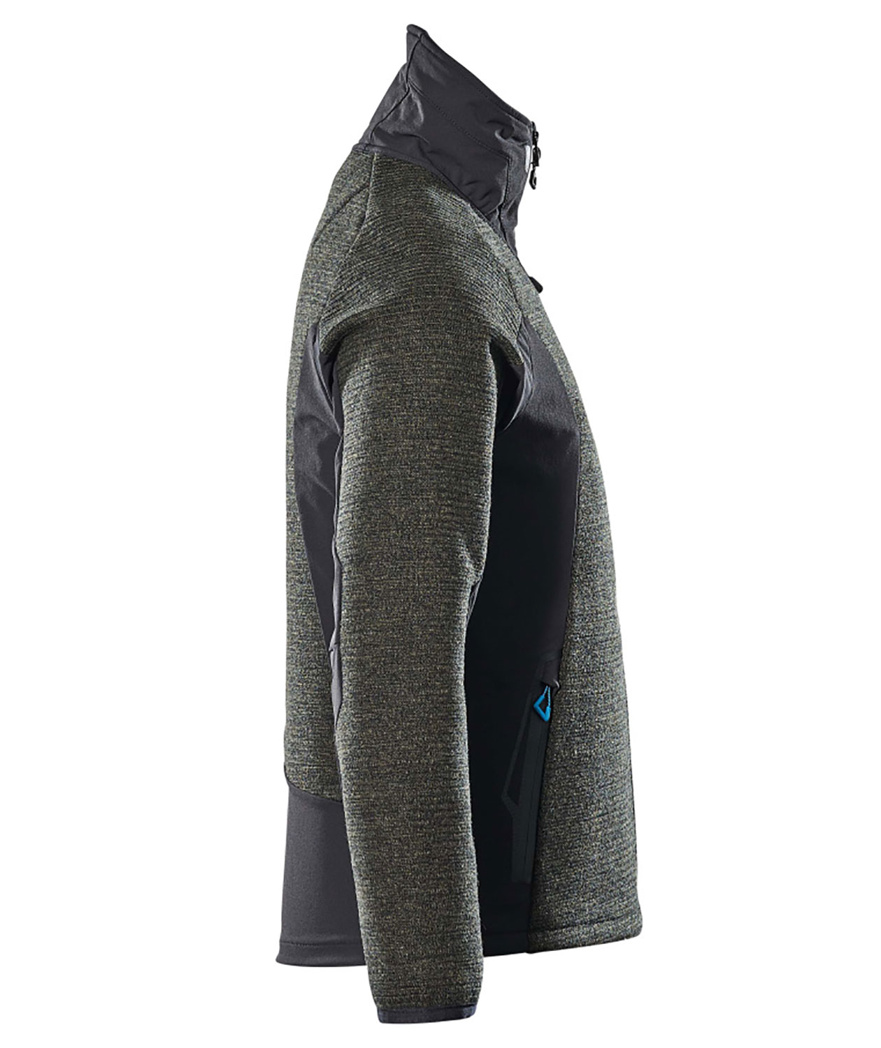 Mascot Advanced strikjakke, Mosgr&oslash;n/Sort, large image number 2