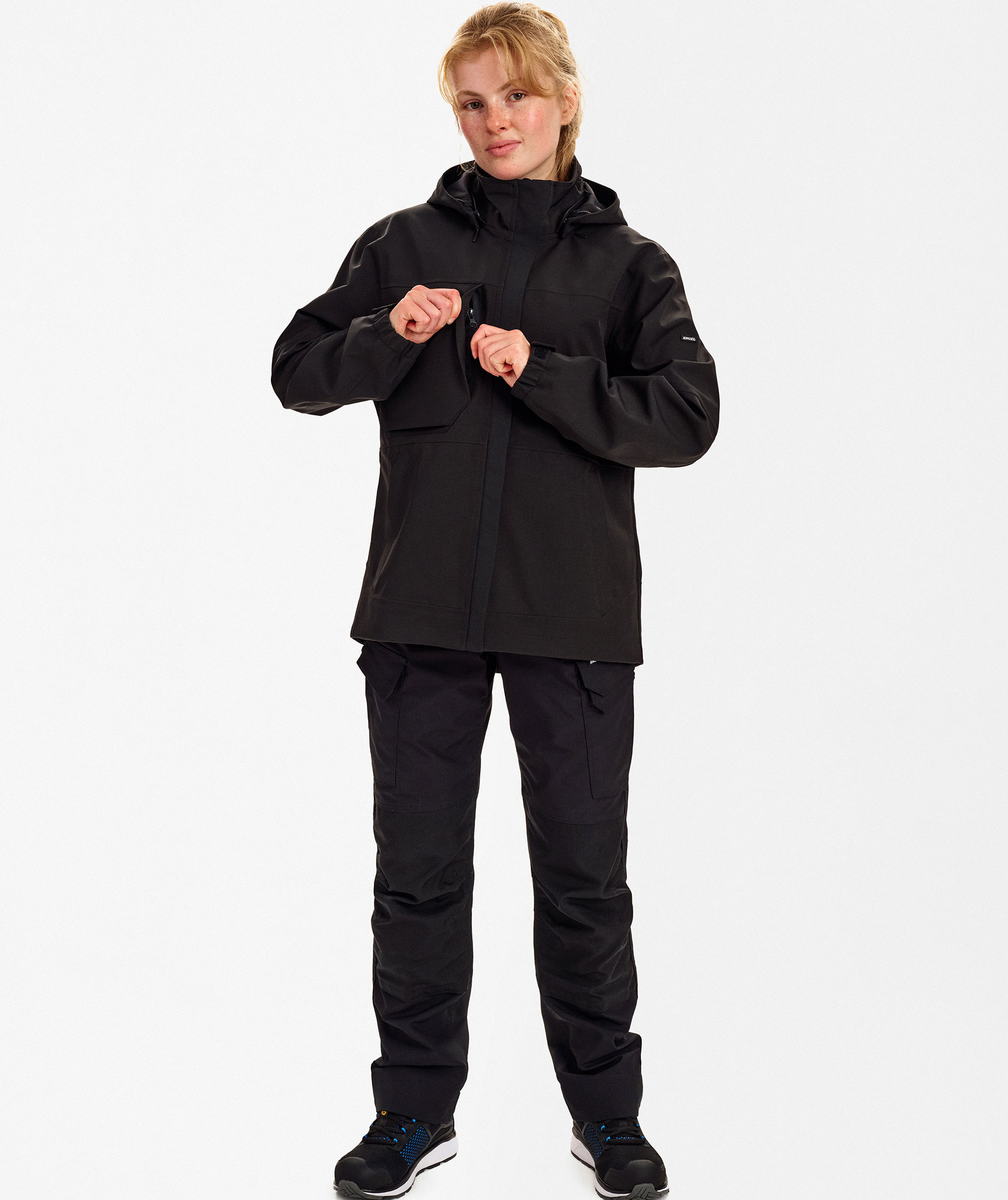 Engel Entire women's shell jacket, Black, large image number 2