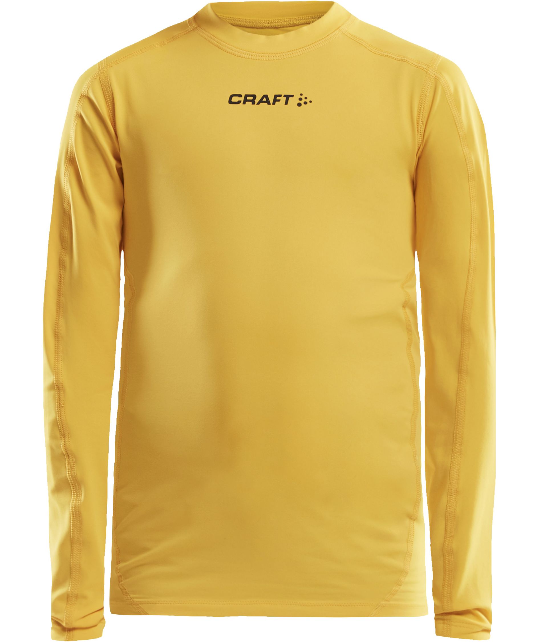 Craft Pro Control Compression lang&auml;rmliges T-Shirt f&uuml;r Kinder, Sweden yellow, Sweden yellow, swatch