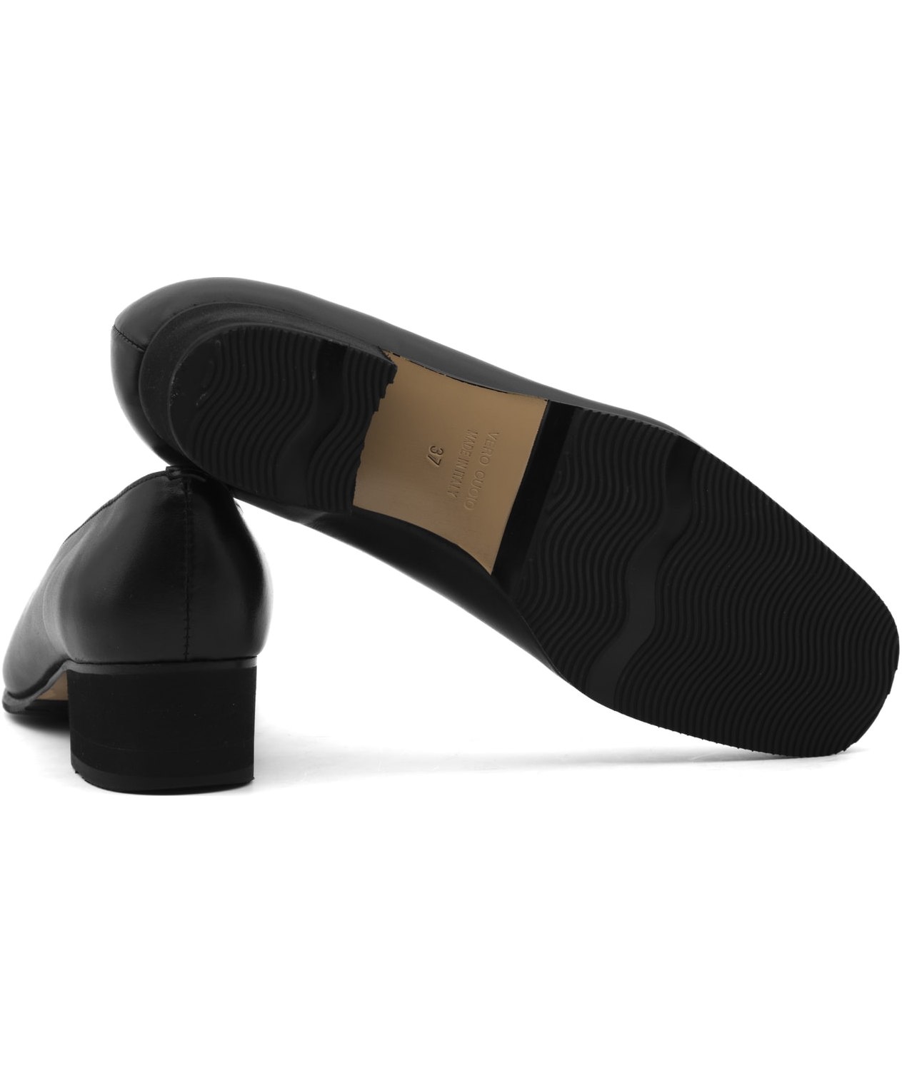 Soldini pumps dame arbejdssko O2, Sort, large image number 2