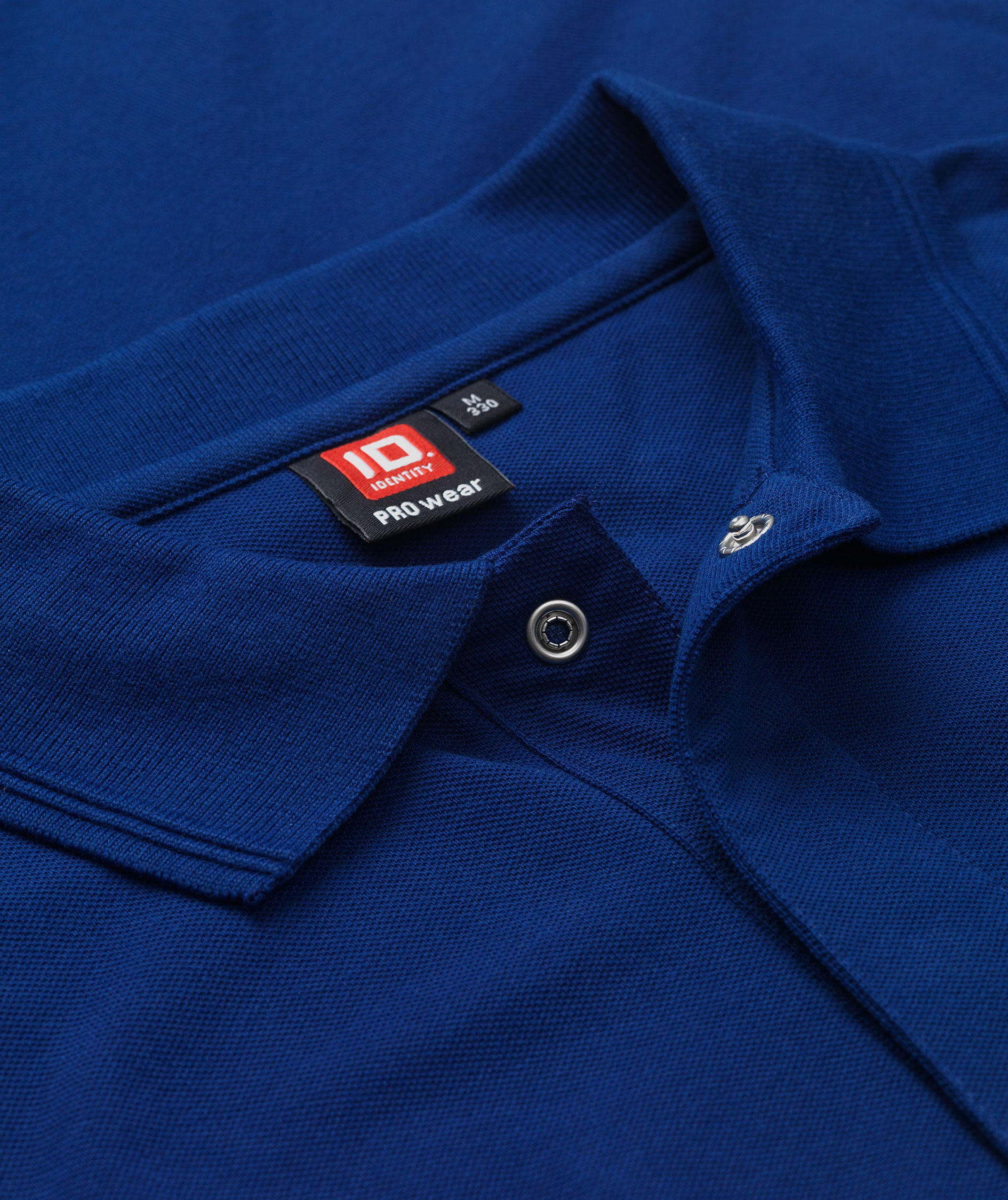 ID PRO Wear Polo T-skjorte med trykknapper, Kongebl&aring;, large image number 4