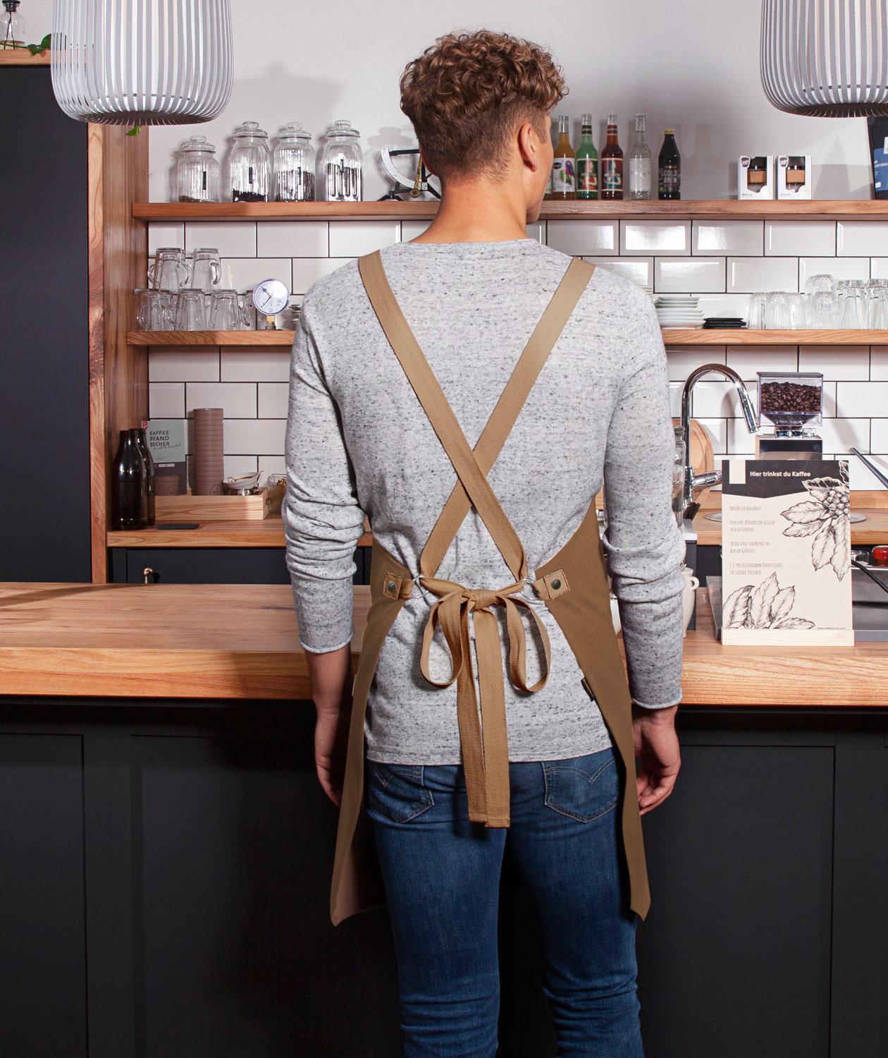 Karlowsky sm&aelig;kforkl&aelig;de med lomme, Urban-look, Cinnamon, Cinnamon, large image number 3