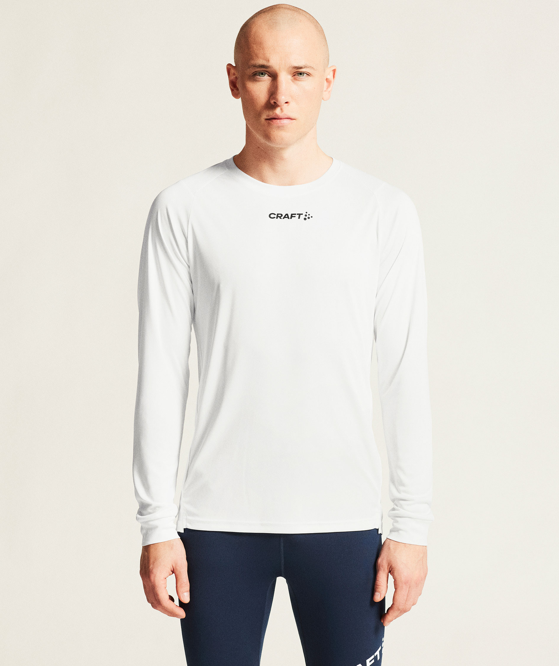 Craft Rush 2.0 l&aring;ng&auml;rmad T-shirt, White